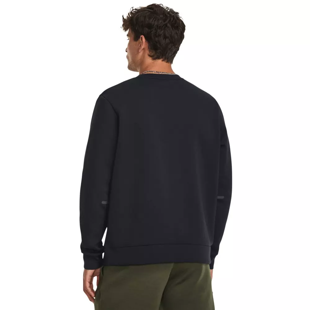 Under Armour Men's Unstoppable Fleece Crewneck - BLACK