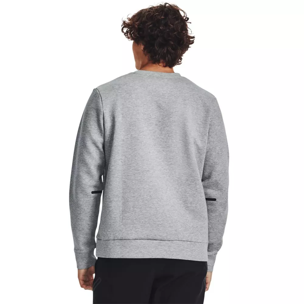 Under Armour Men's Unstoppable Fleece Crewneck - GREY/BLACK