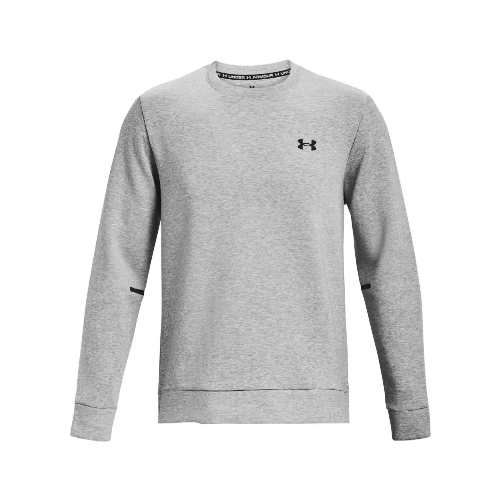 Under Armour Men's Unstoppable Fleece Crewneck - GREY/BLACK