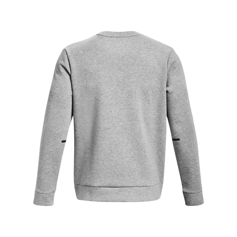 Under Armour Men's Unstoppable Fleece Crewneck - GREY/BLACK