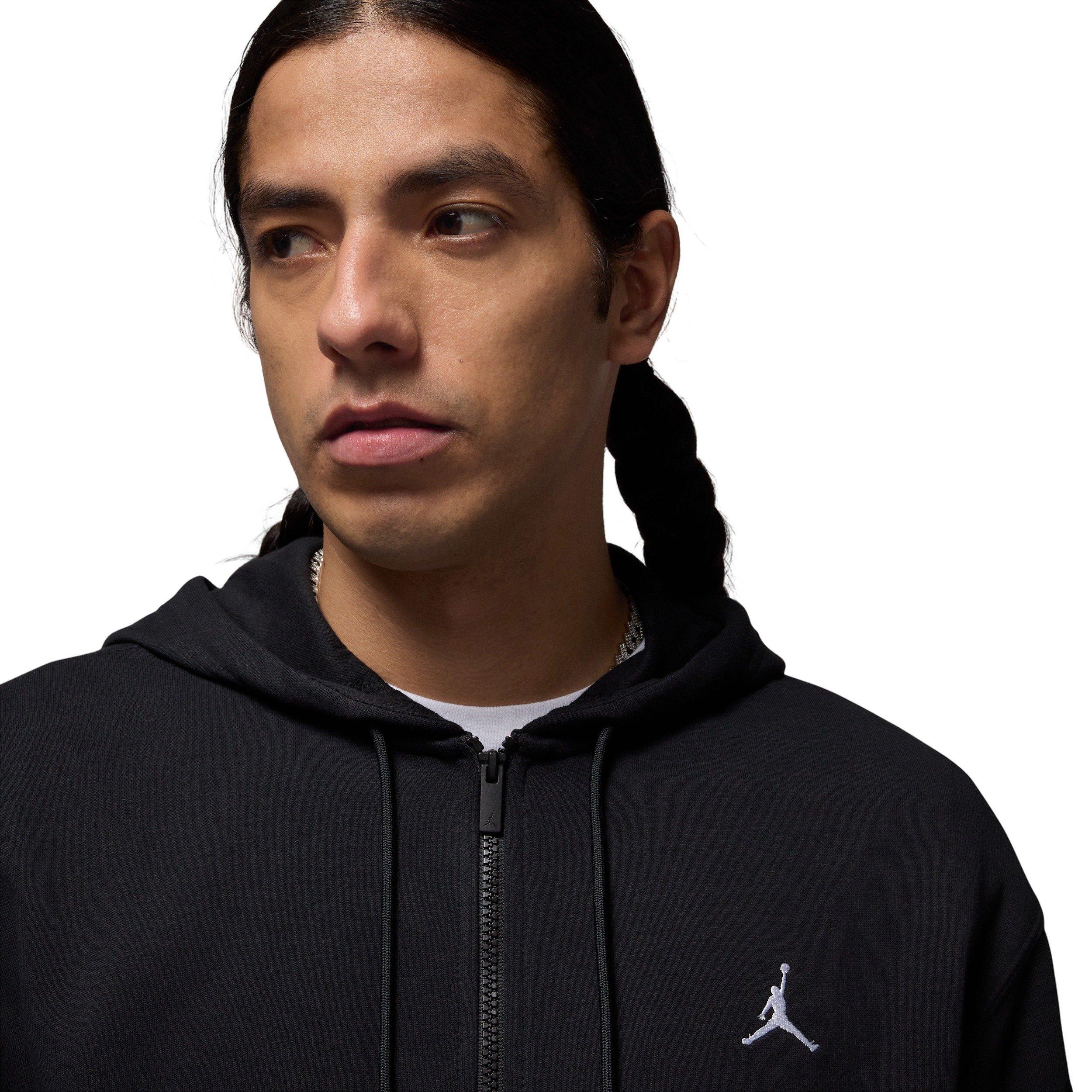 Jordan Men's Brooklyn Fleece Full-Zip Jacket - Black - BLACK Thumbnail View 3