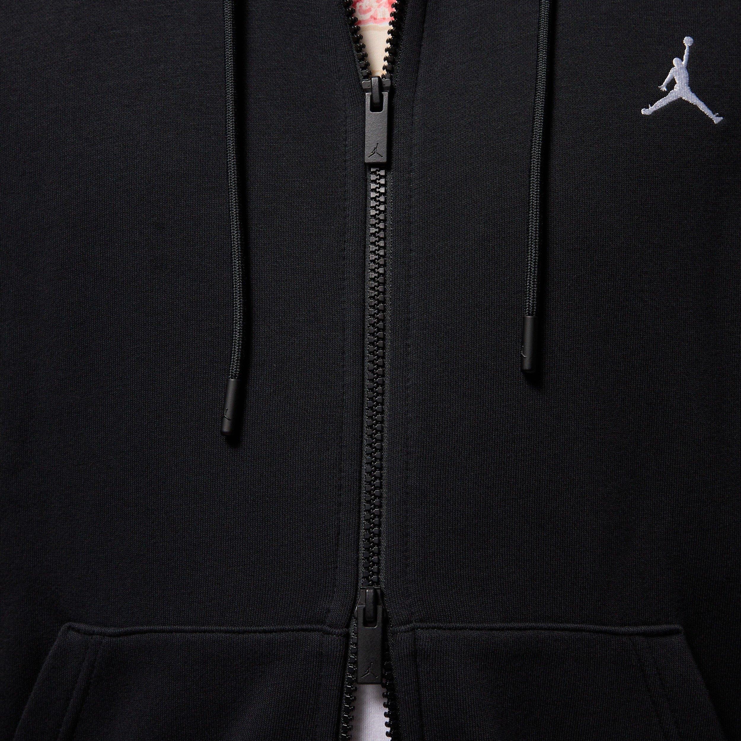 Jordan Men's Brooklyn Fleece Full-Zip Jacket - Black - BLACK Thumbnail View 5