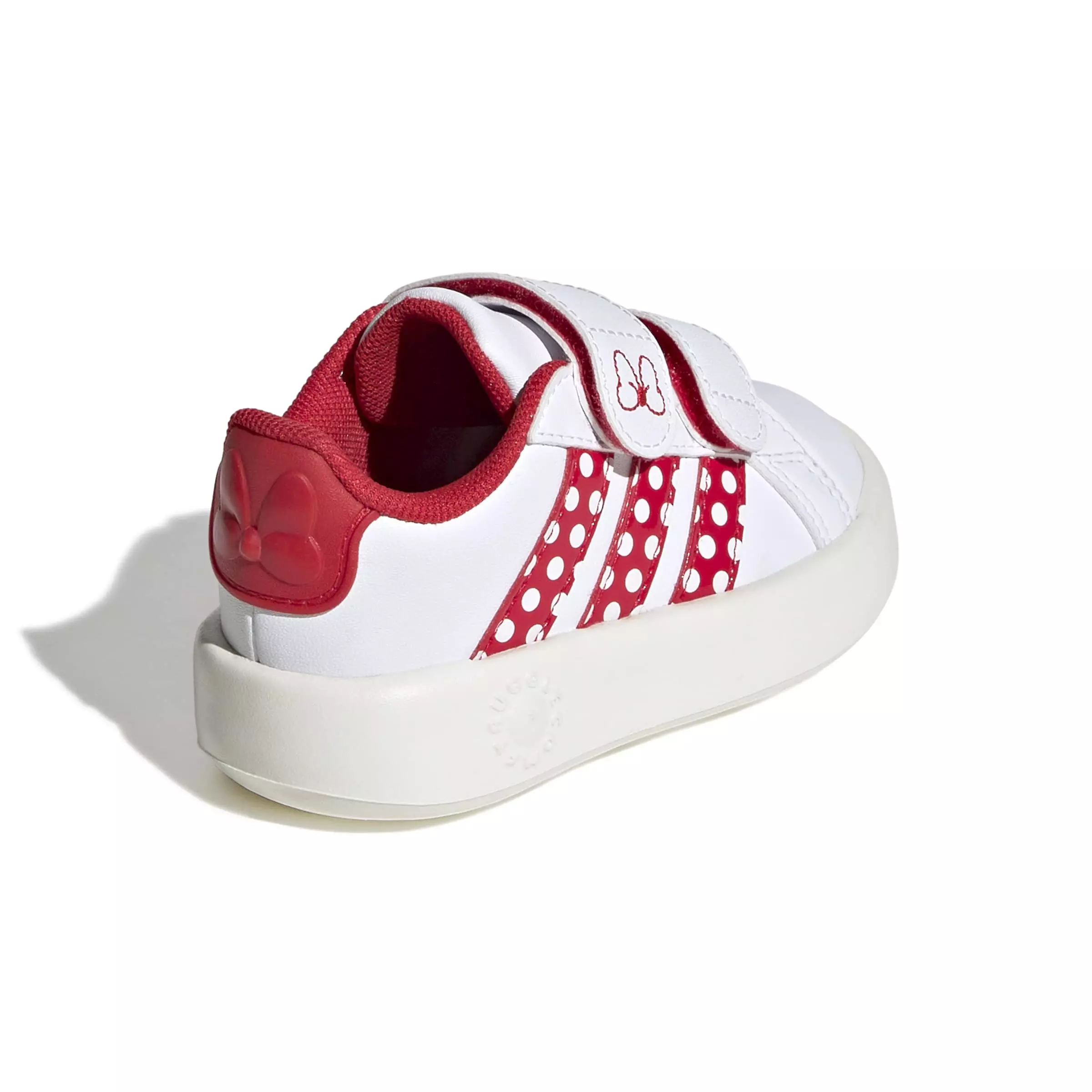 adidas Disney Minnie Mouse Grand Court "Ftwr White/Pure Ruby/Off White" Infant Girls' Shoe - WHITE/RUBY/OFF WHITE