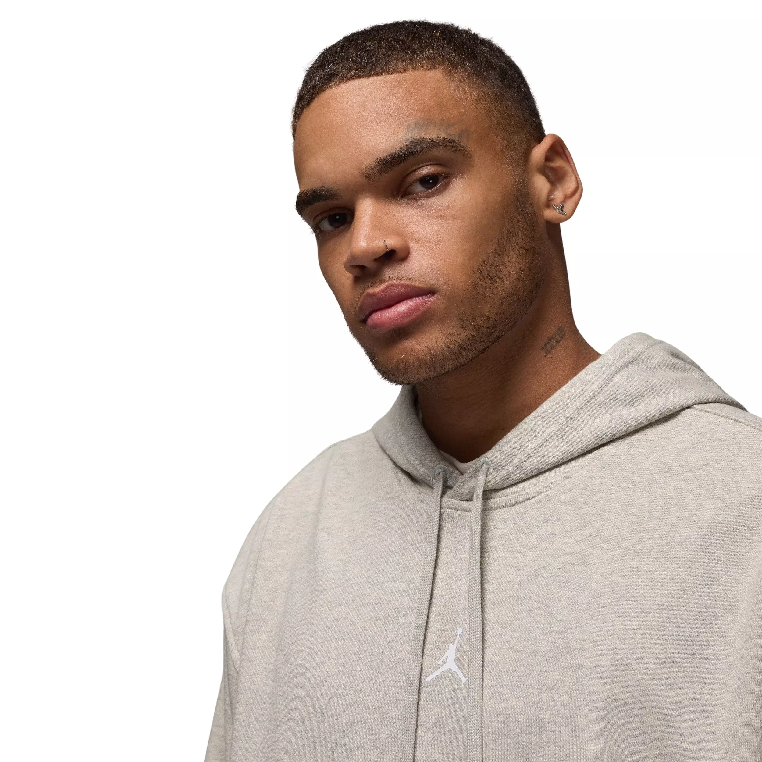 Jordan Men's Sport Crossover Dri-FIT Pullover Hoodie - Grey - GREY