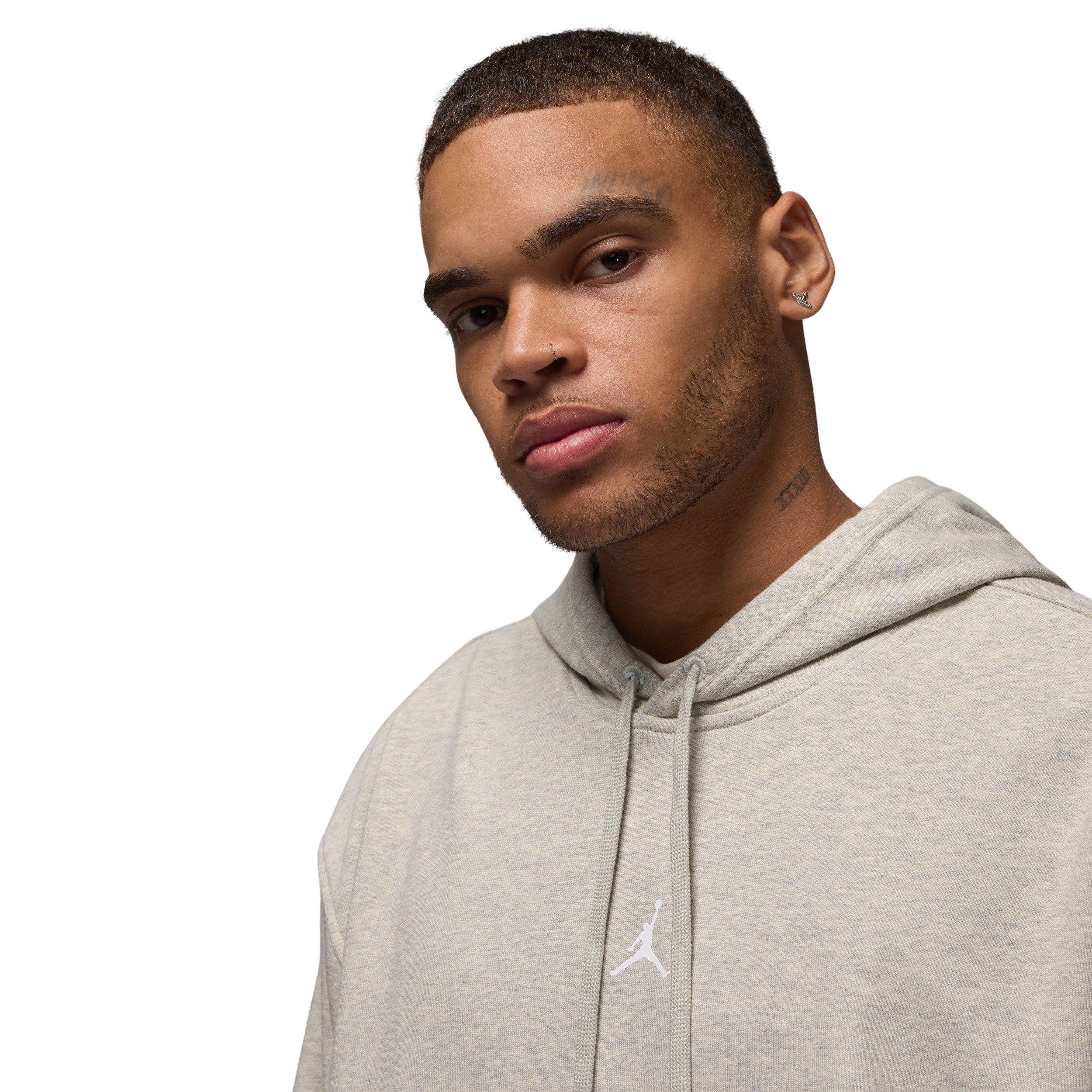 Jordan Men's Sport Crossover Dri-FIT Pullover Hoodie -Grey - GREY Thumbnail View 3