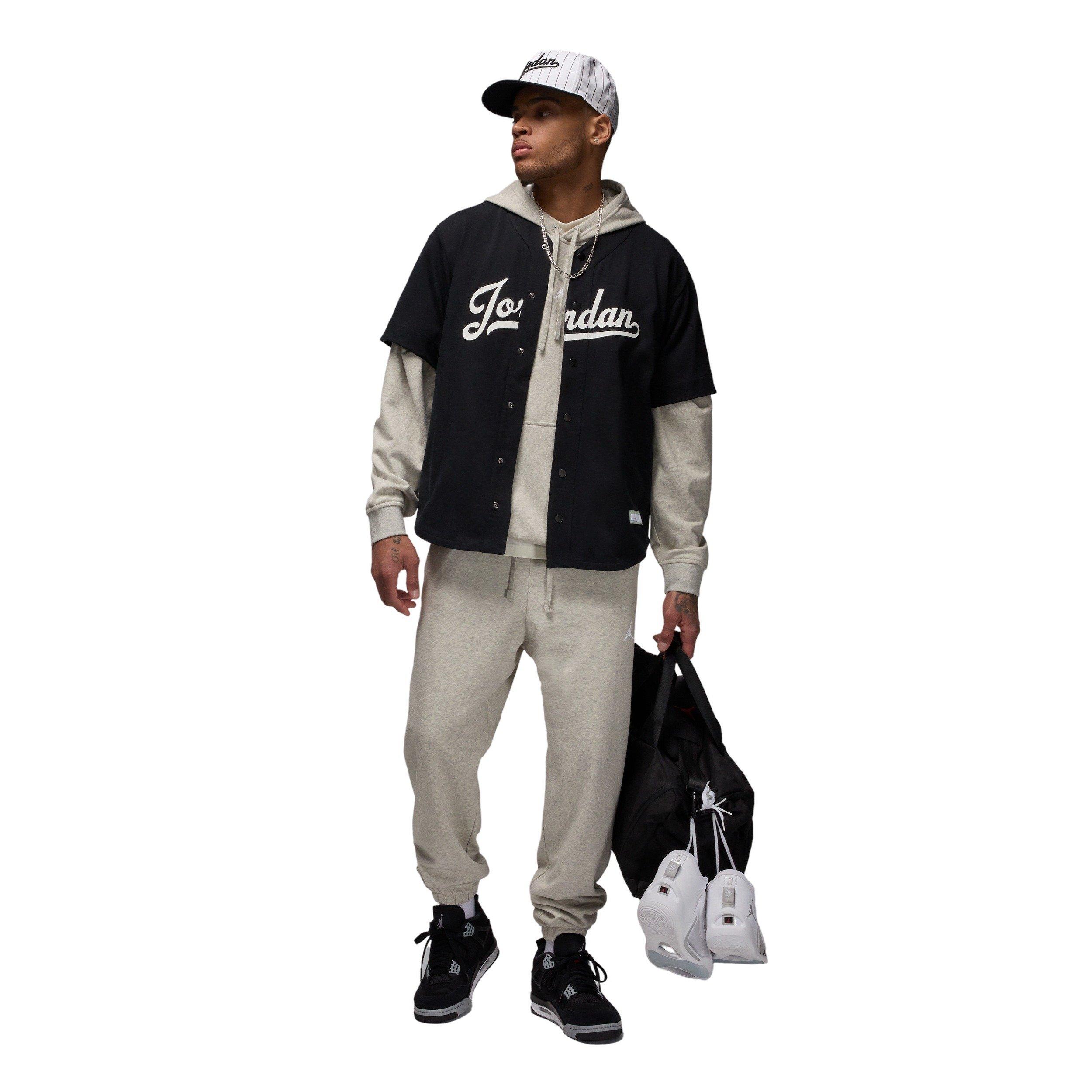 Jordan Men's Sport Crossover Dri-FIT Pullover Hoodie - Grey - GREY Thumbnail View 6