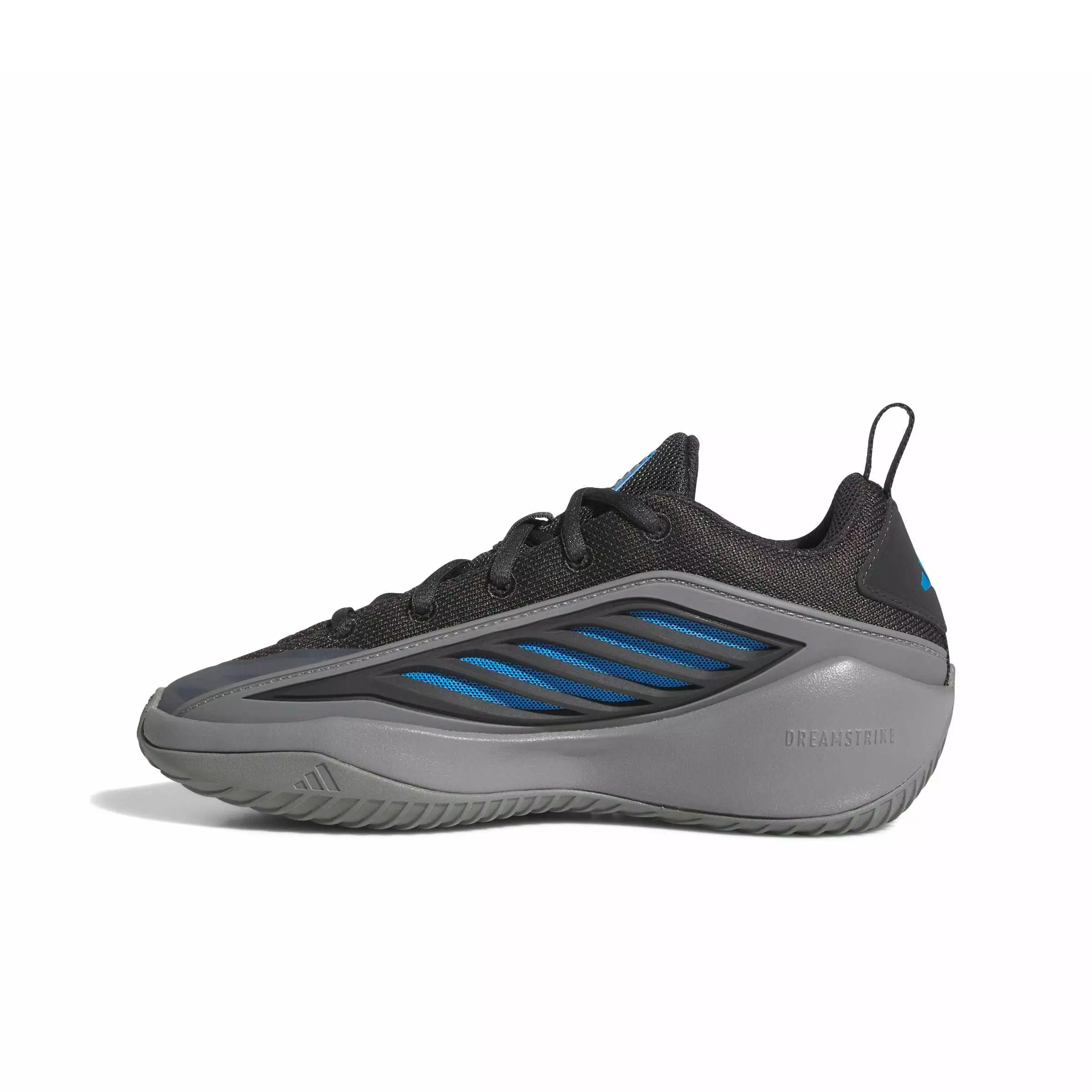adidas Believe That 1 J "Grey Three/Carbon/Lucid Ray Blue" Grade School Boys' Basketball Shoe - GREY/CARBON/BLUE