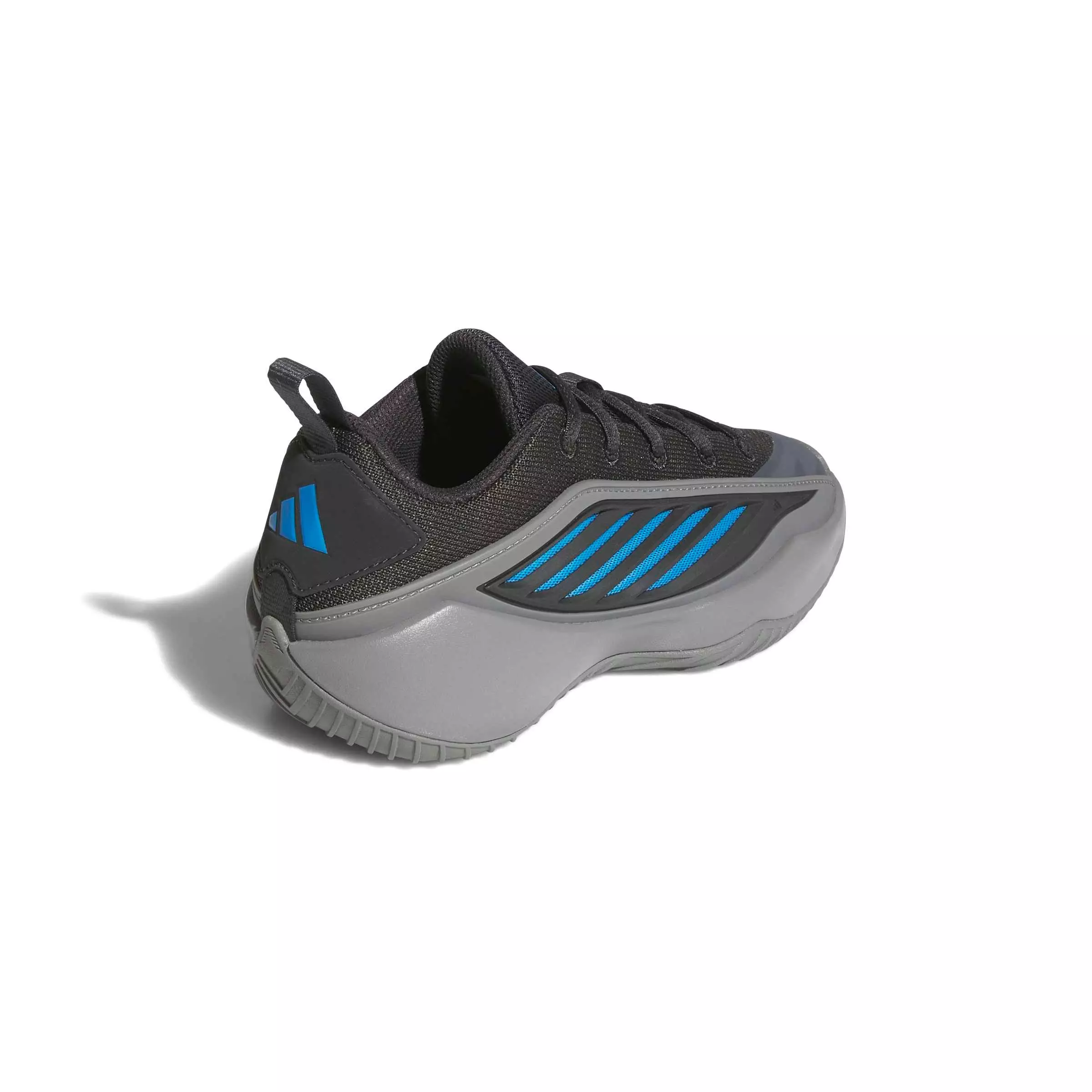 adidas Believe That 1 J "Grey Three/Carbon/Lucid Ray Blue" Grade School Boys' Basketball Shoe - GREY/CARBON/BLUE