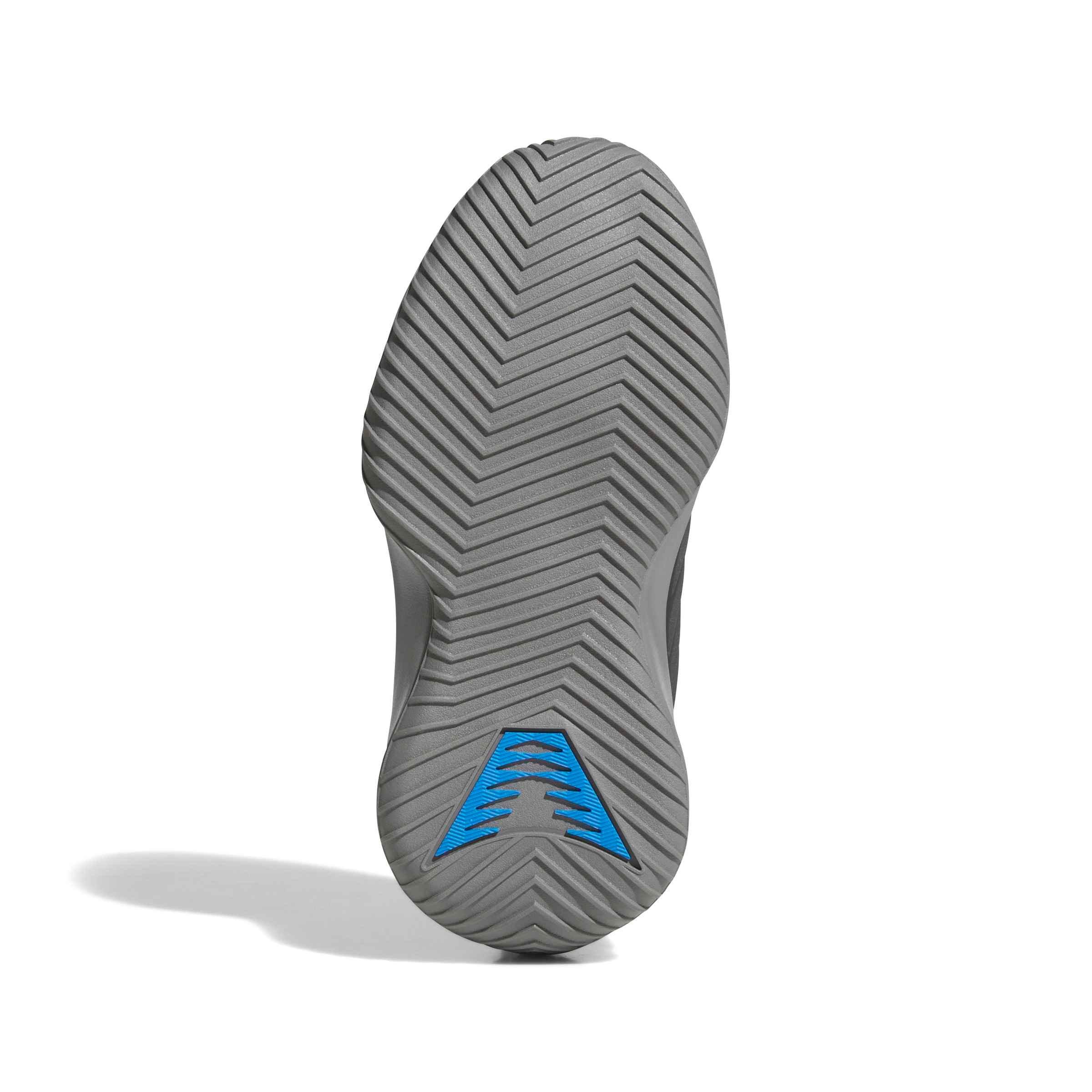 adidas Believe That 1 J "Grey Three/Carbon/Lucid Ray Blue" Grade School Boys' Basketball Shoe - GREY/CARBON/BLUE