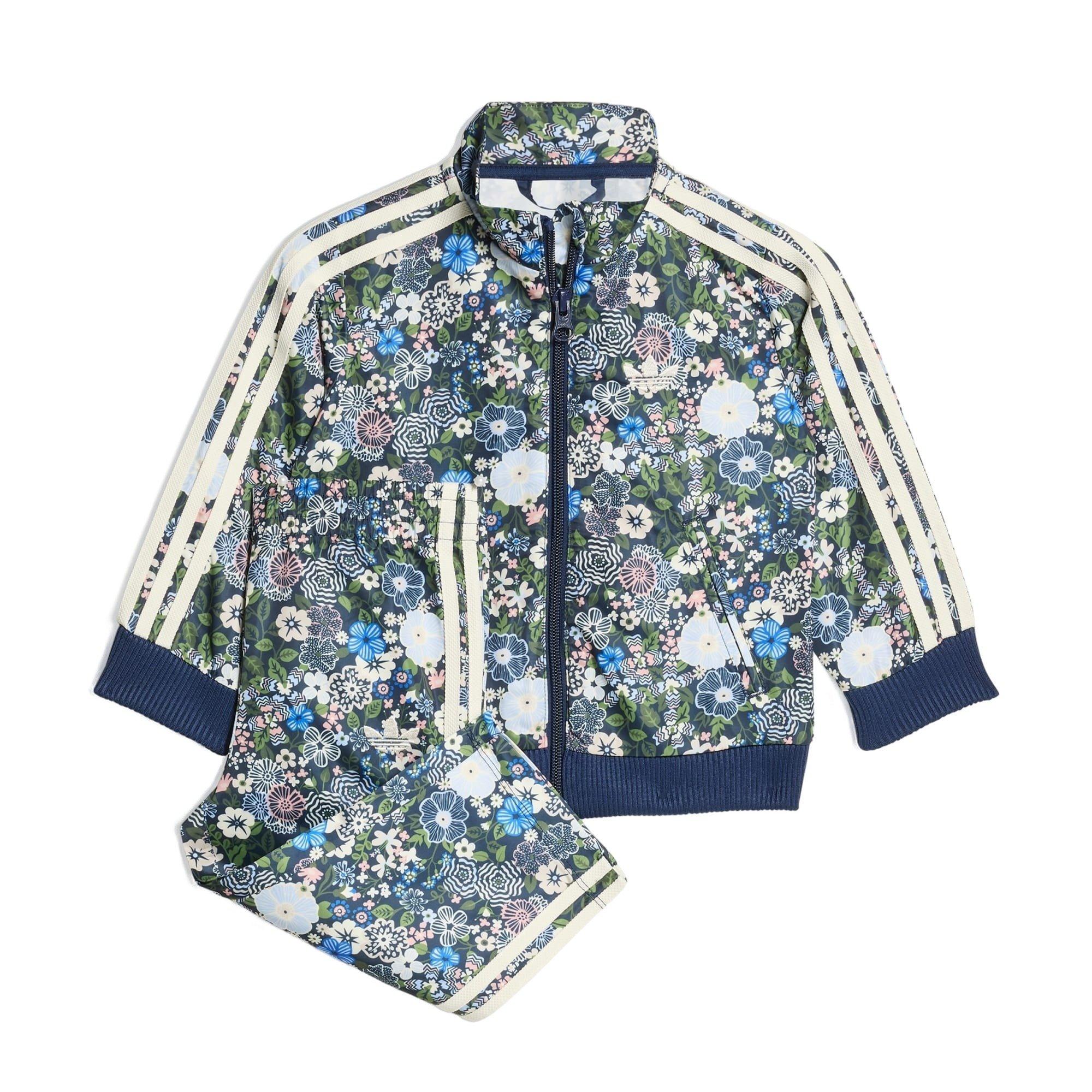 adidas Originals Firebird x Liberty London Toddler Girls' Blue Tracksuit