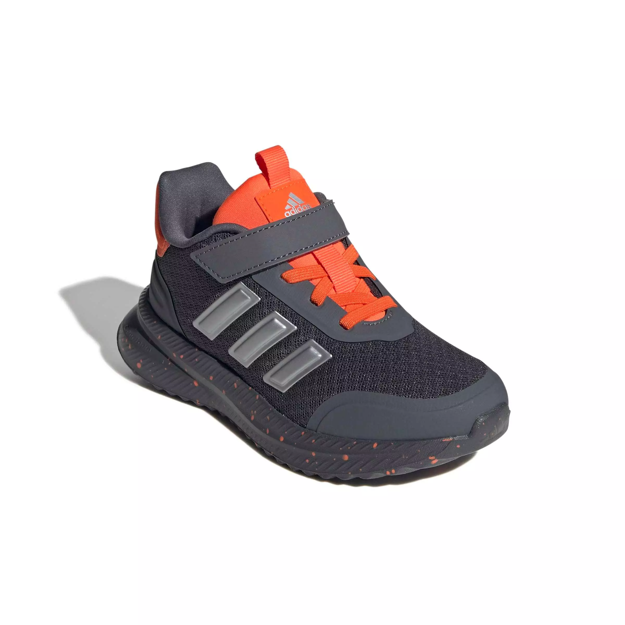 adidas X_PLRPATH "Grey Five/Impact Orange/Matte Silver" Preschool Boys' Shoe - GREY/ORANGE/SILVER