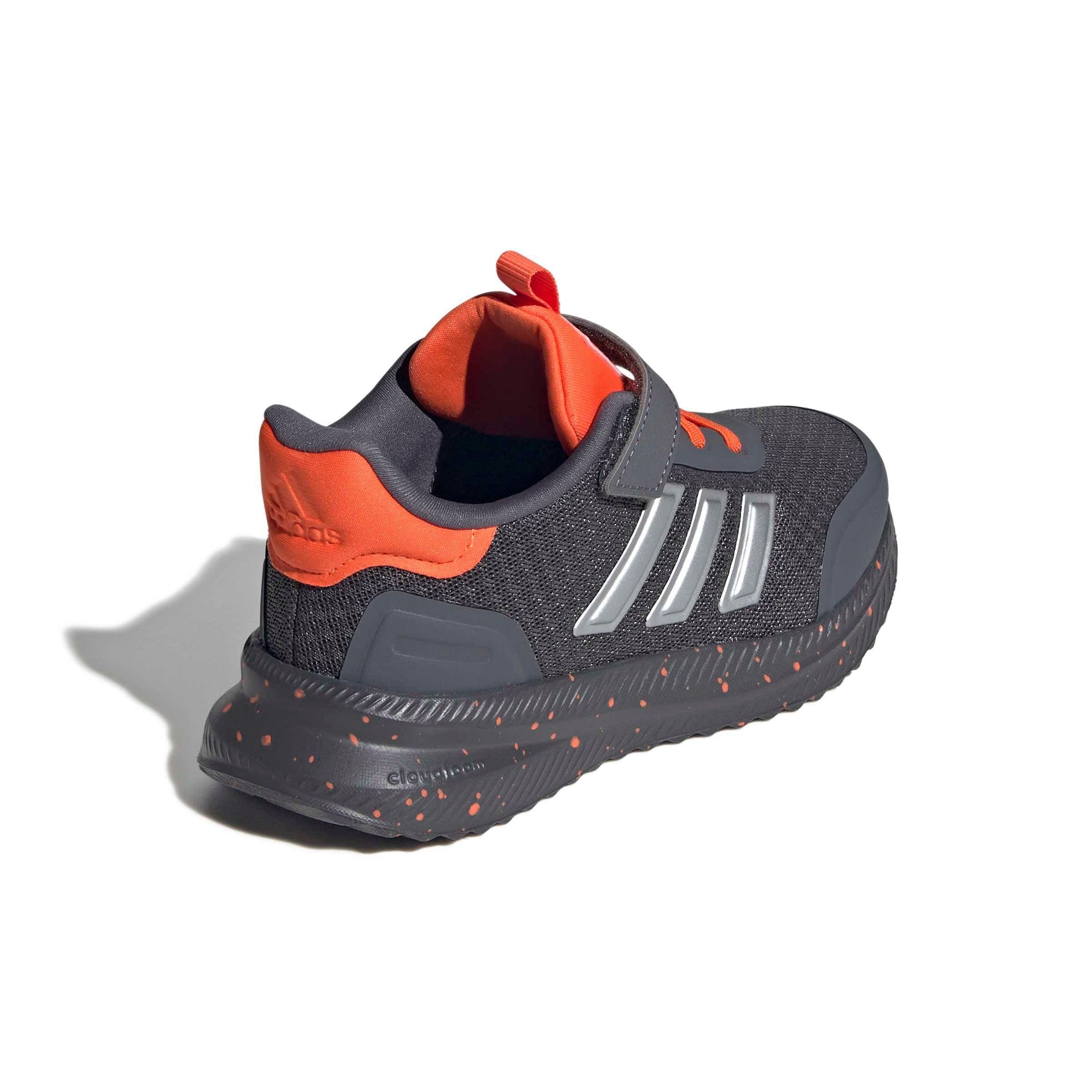 adidas X_PLRPATH "Grey Five/Impact Orange/Matte Silver" Preschool Boys' Shoe - GREY/ORANGE/SILVER