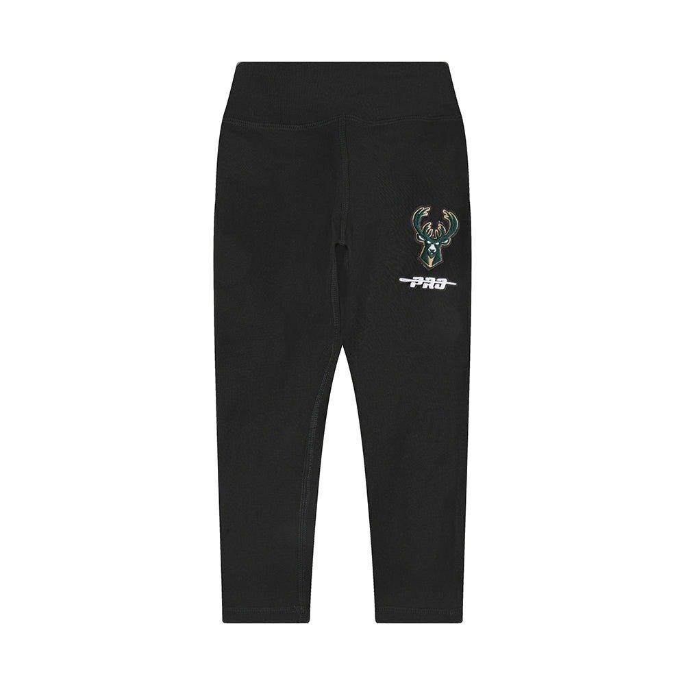 Pro Standard Toddler Girls' NBA Milwaukee Bucks Retro Classic Leggings - Black - BLACK Thumbnail View 1