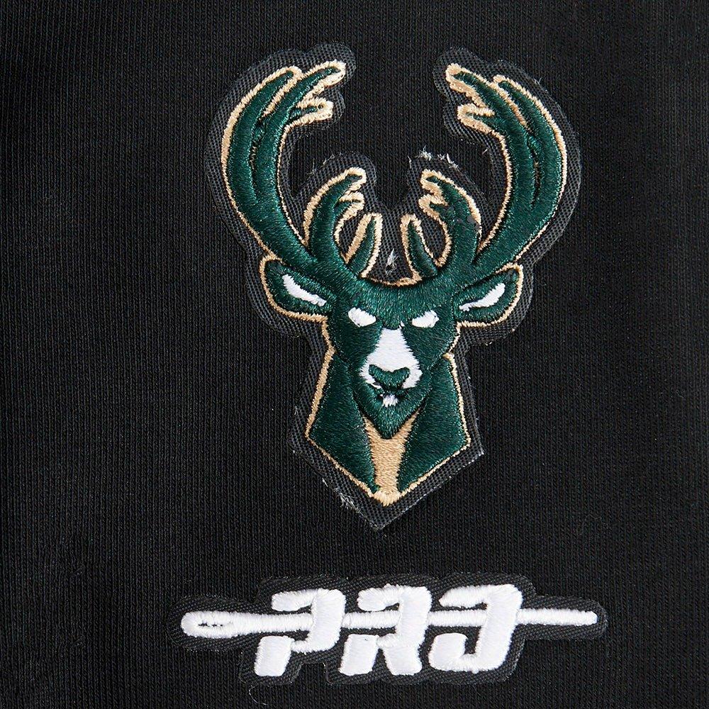 Pro Standard Toddler Girls' NBA Milwaukee Bucks Retro Classic Leggings - Black - BLACK Thumbnail View 4