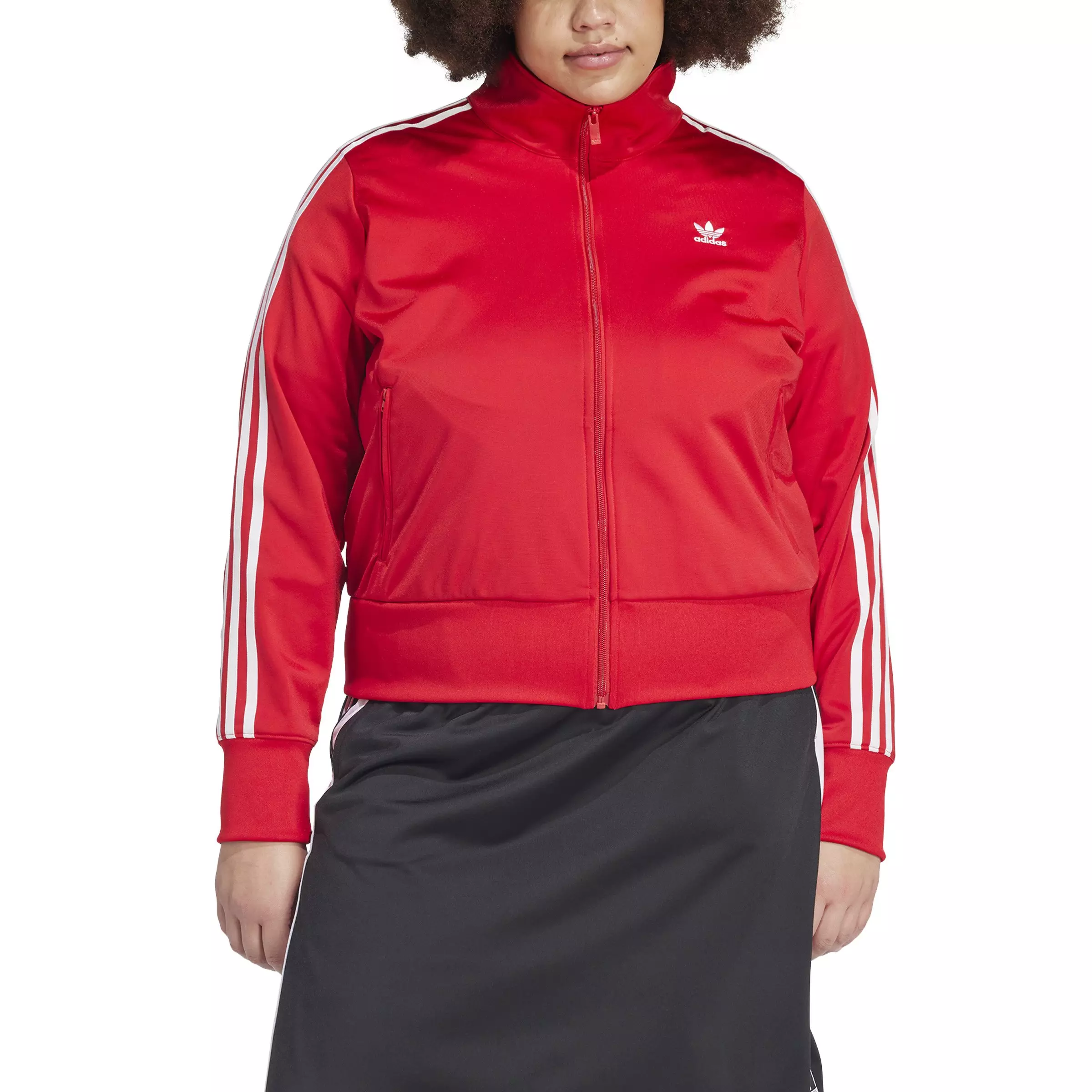 adidas Originals Women's Adicolor Classics Firebird Track Jacket-Red - RED