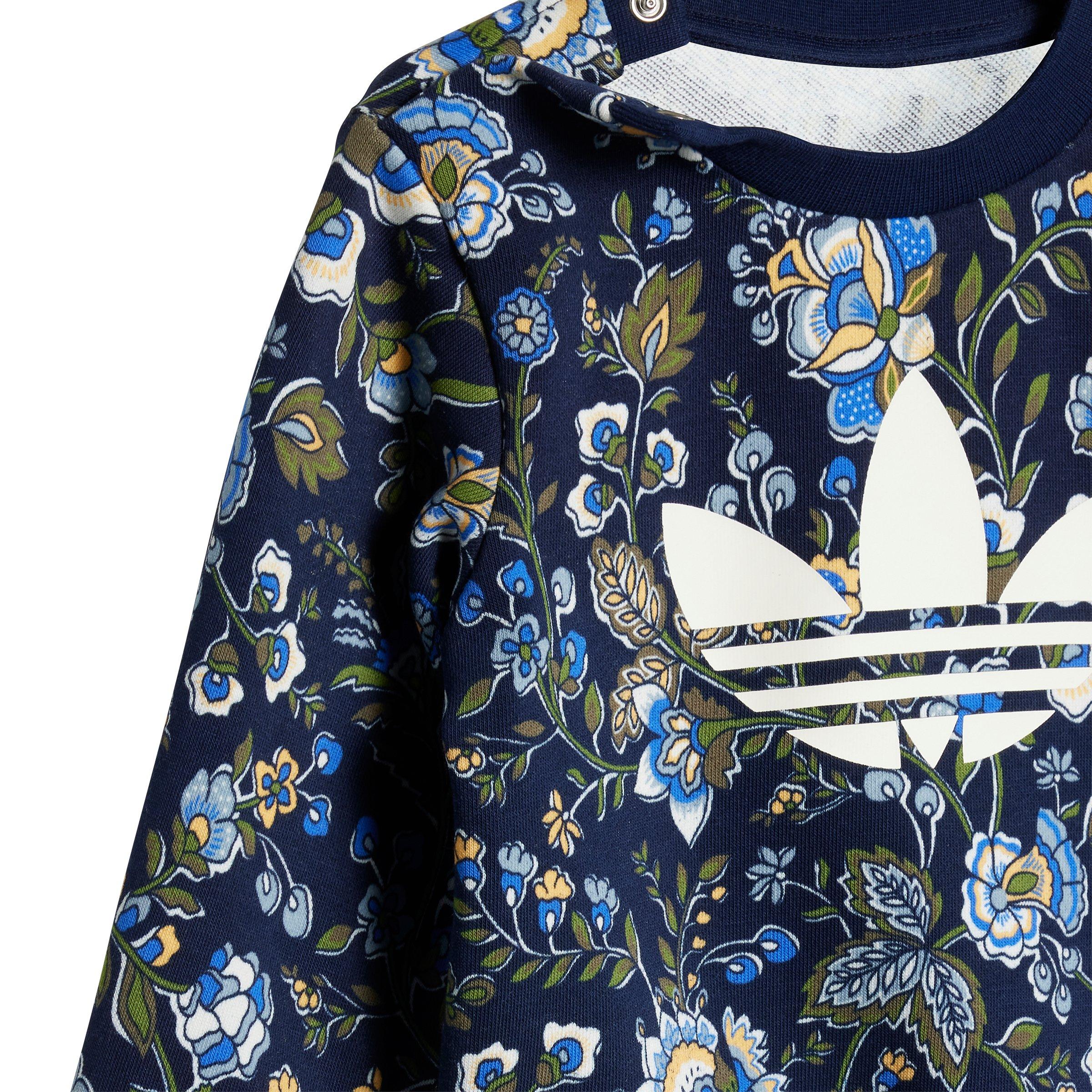adidas Originals x Liberty London Toddler Kids' Blue/Multi Crew Set