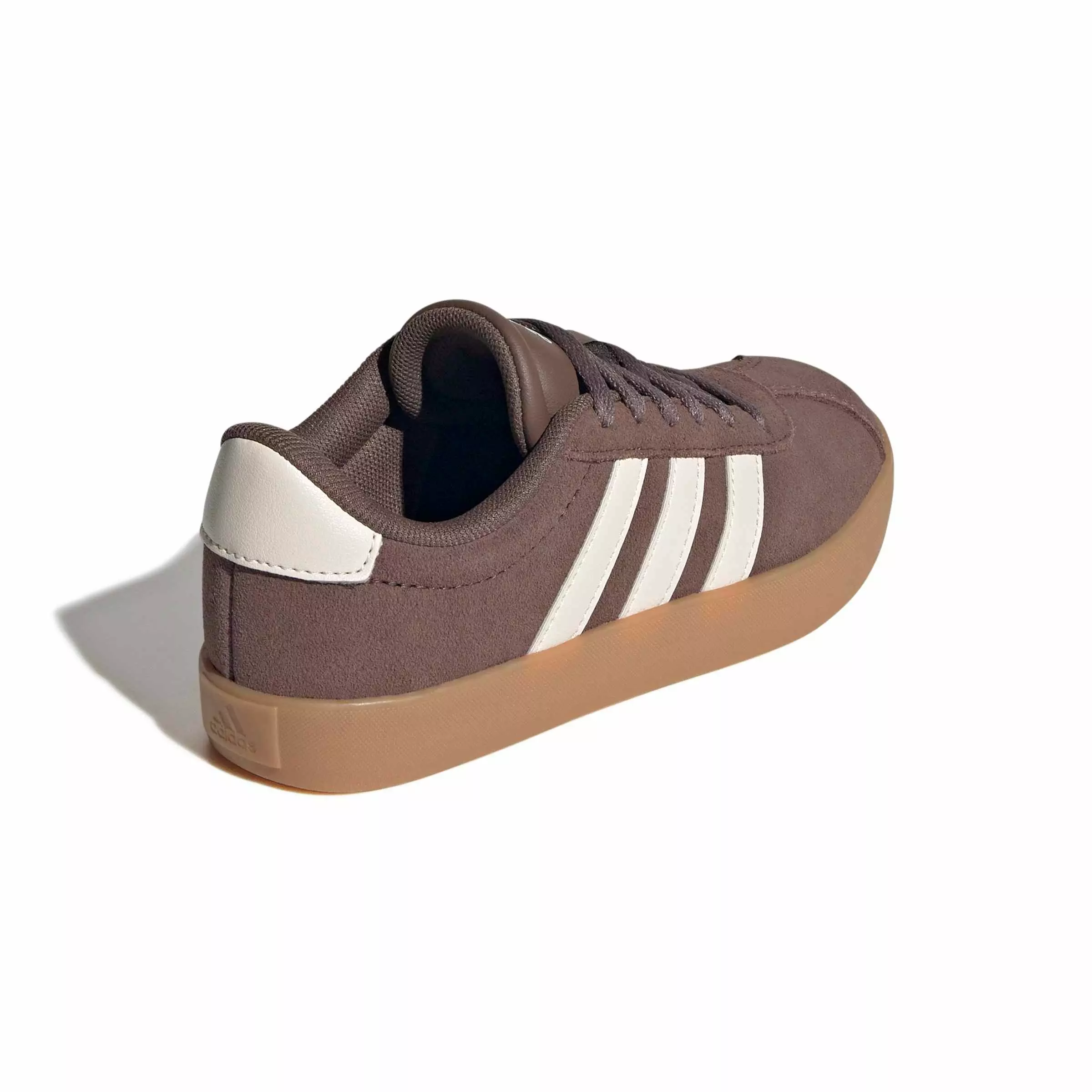 adidas VL Court 3.0 "Earth Strata/Chalk White/Gum 3" Preschool Girls' Shoe - EARTH/WHITE/GUM