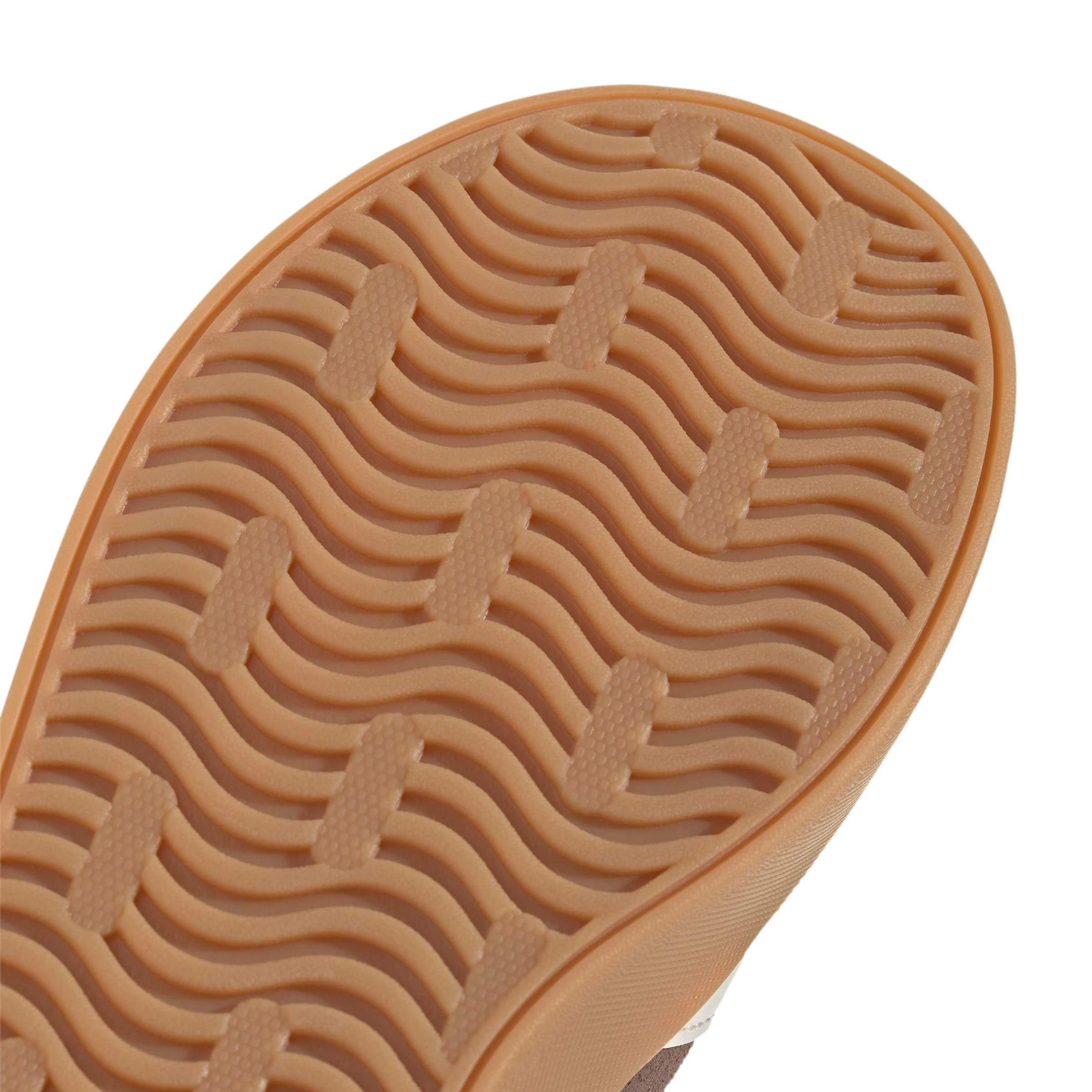 adidas VL Court 3.0 "Earth Strata/Chalk White/Gum 3" Preschool Girls' Shoe - EARTH/WHITE/GUM