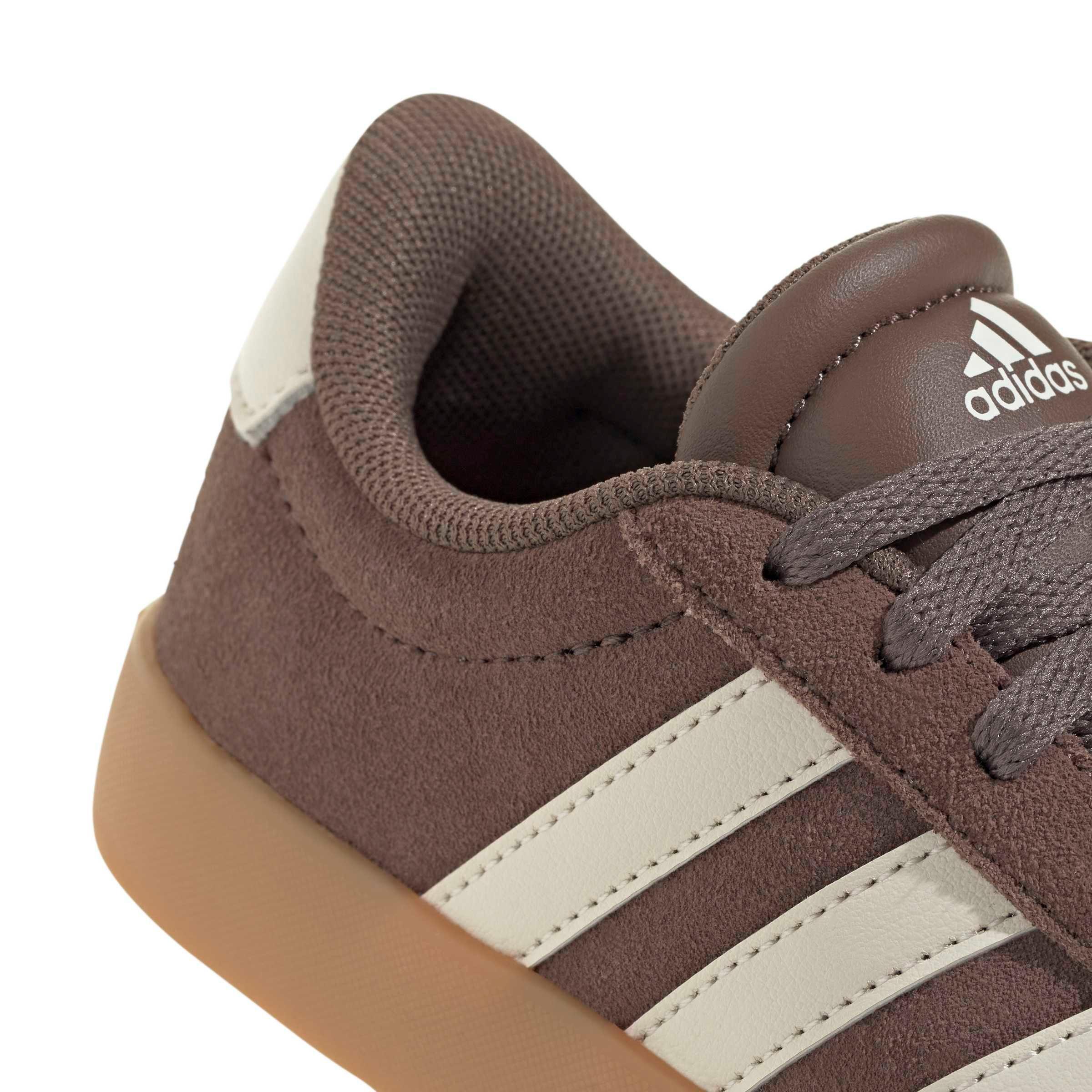 adidas VL Court 3.0 "Earth Strata/Chalk White/Gum 3" Preschool Girls' Shoe - EARTH/WHITE/GUM