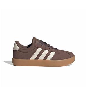 adidas VL Court 3.0 "Earth Strata/Chalk White/Gum 3" Preschool Girls' Shoe - EARTH/WHITE/GUM