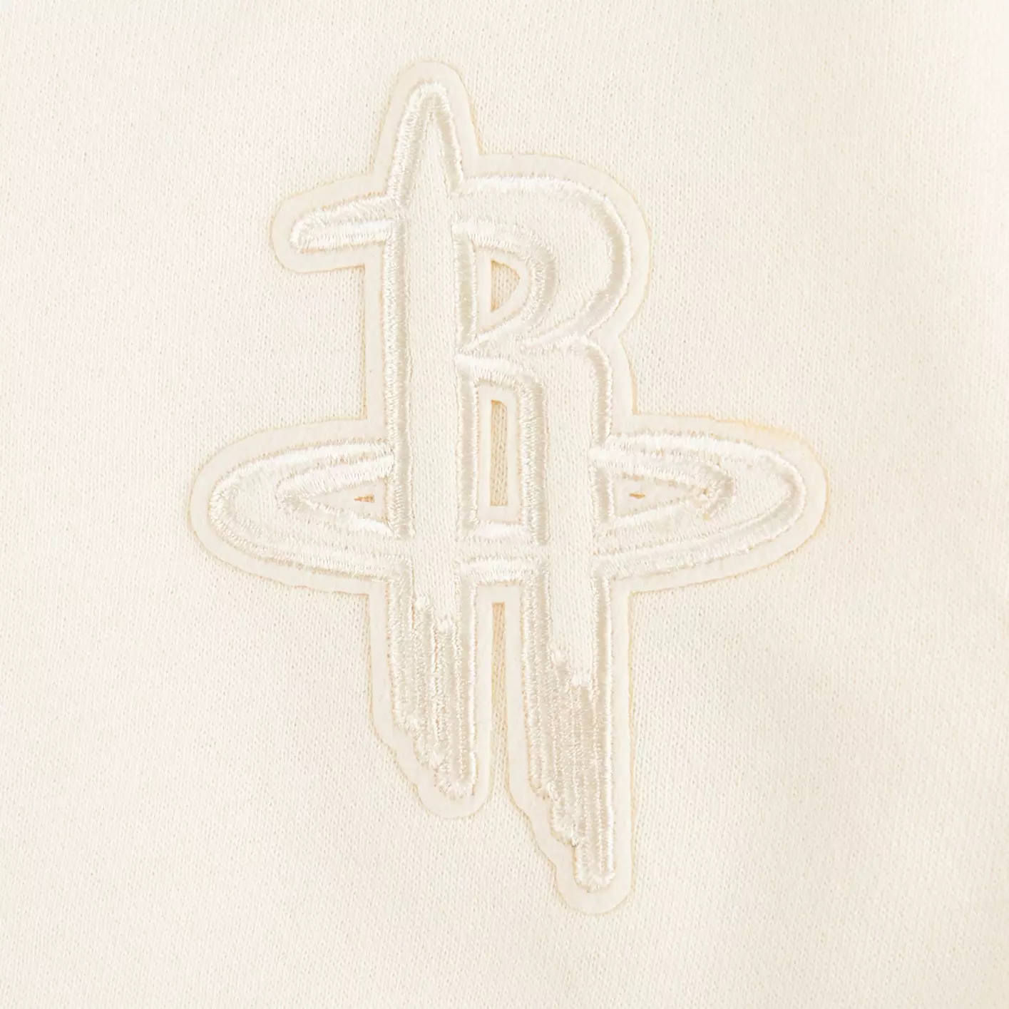 Pro Standard Toddler Girls' NBA Houston Rockets Neutral Fleece Crewneck Sweatshirt - Cream - CREAM