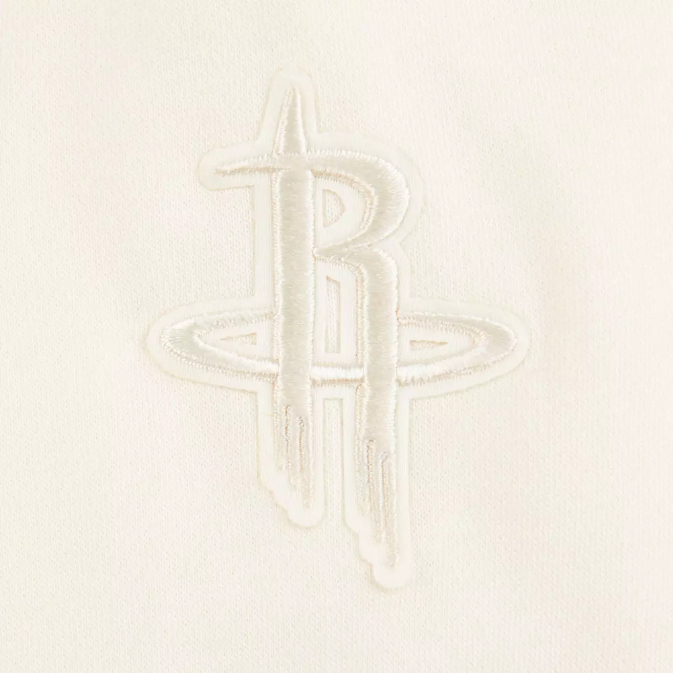 Pro Standard Toddler Girls' NBA Houston Rockets Neutral Fleece Crewneck Sweatshirt - Cream - CREAM