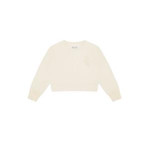 Pro Standard Toddler Girls' NBA Houston Rockets Neutral Fleece Crewneck Sweatshirt -Cream