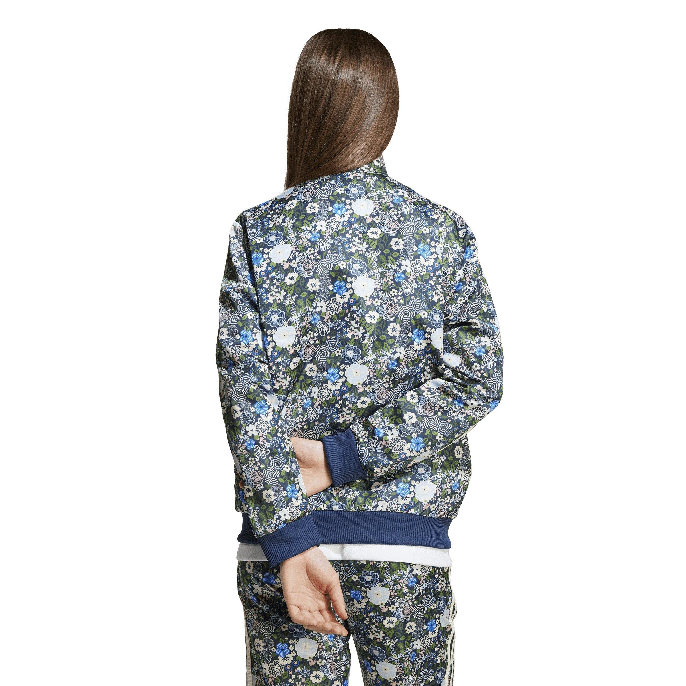 adidas Originals x Liberty London Big Kids' Blue Firebird Track Jacket