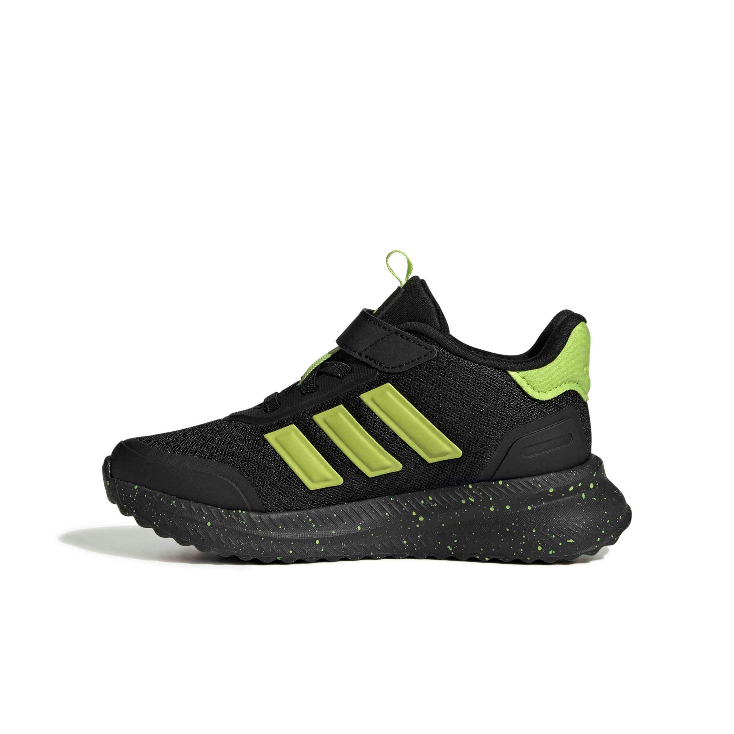 adidas X_PLRPATH "Core Black/Solar Slime" Preschool Boys' Shoe - BLACK/SLIME