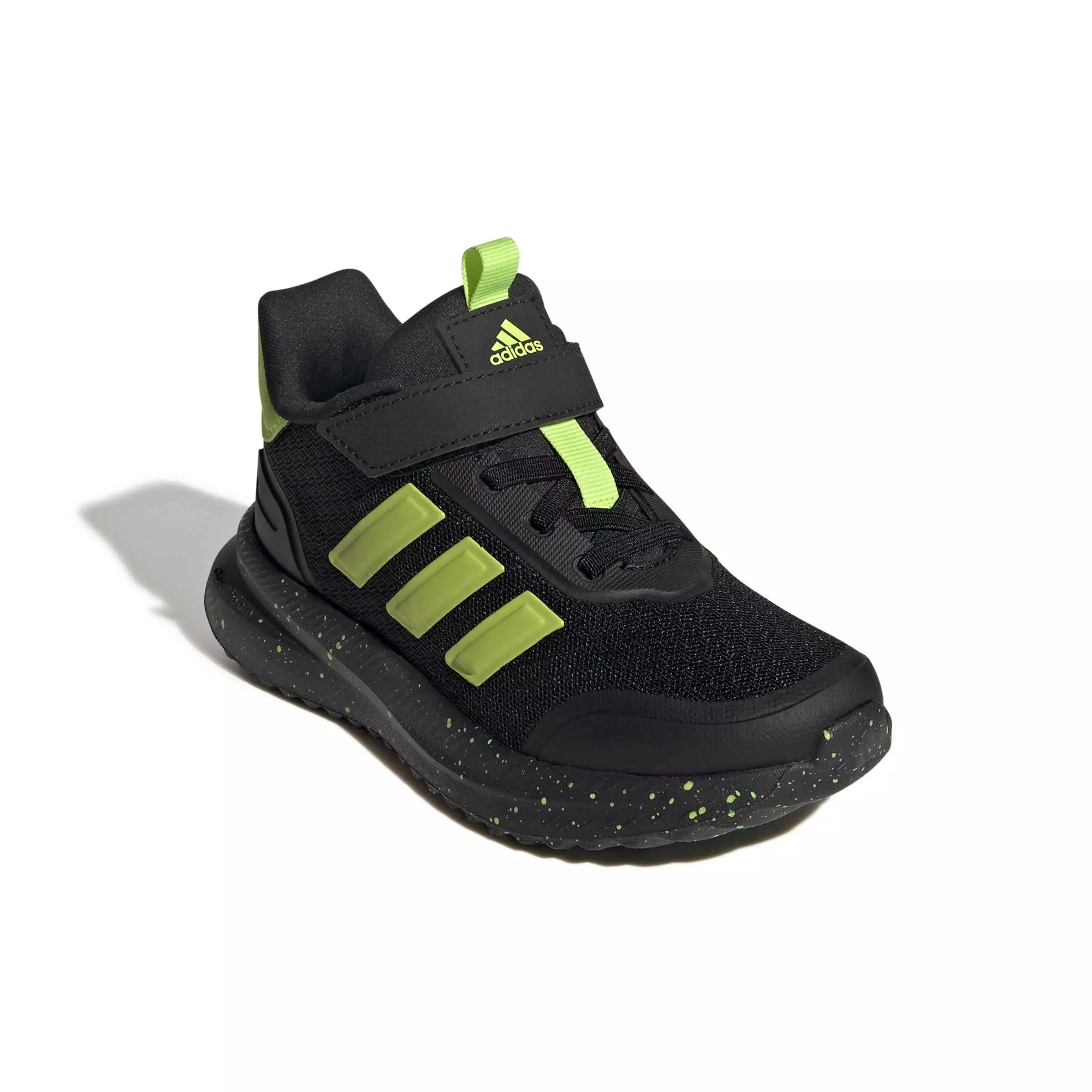 adidas X_PLRPATH "Core Black/Solar Slime" Preschool Boys' Shoe - BLACK/SLIME