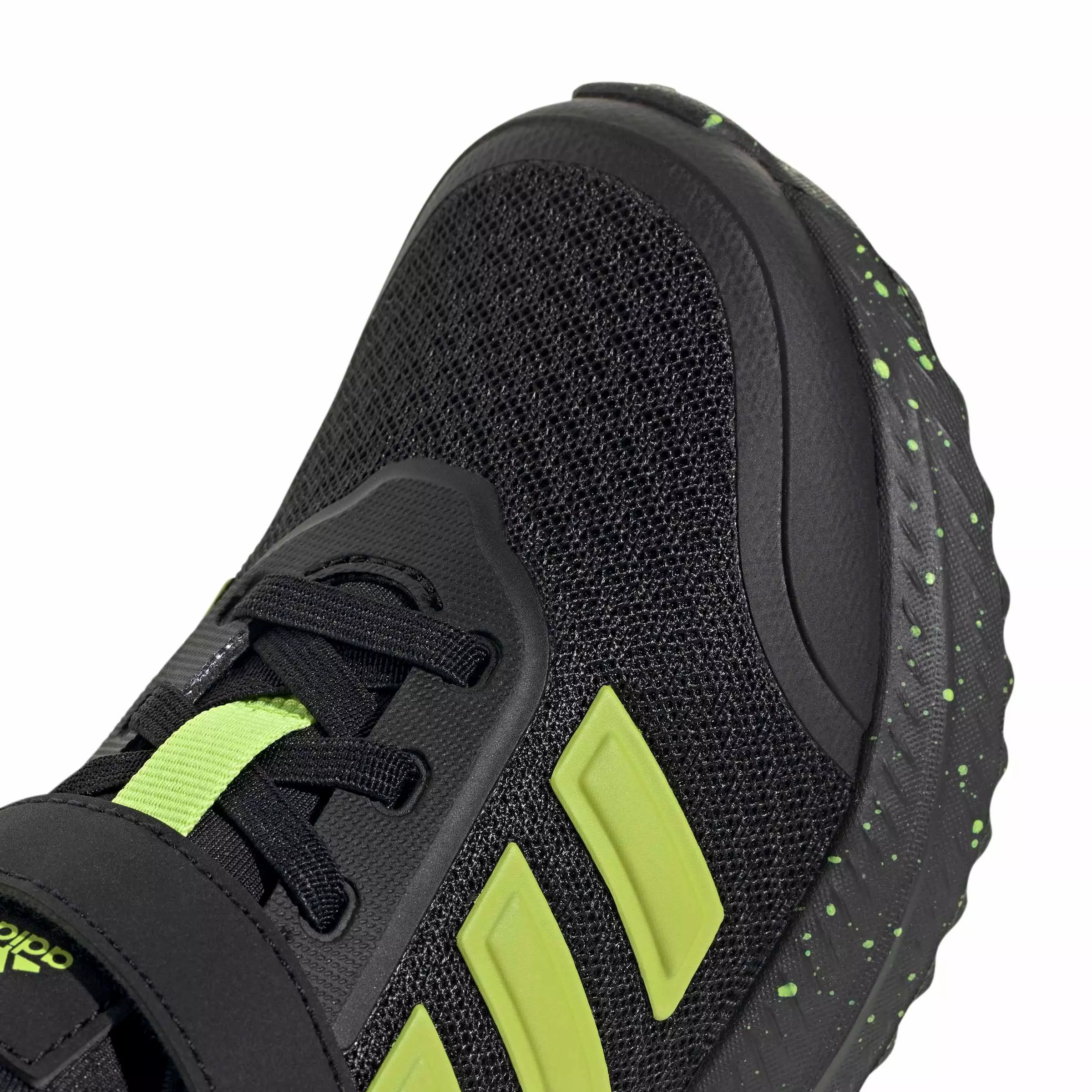 adidas X_PLRPATH "Core Black/Solar Slime" Preschool Boys' Shoe - BLACK/SLIME