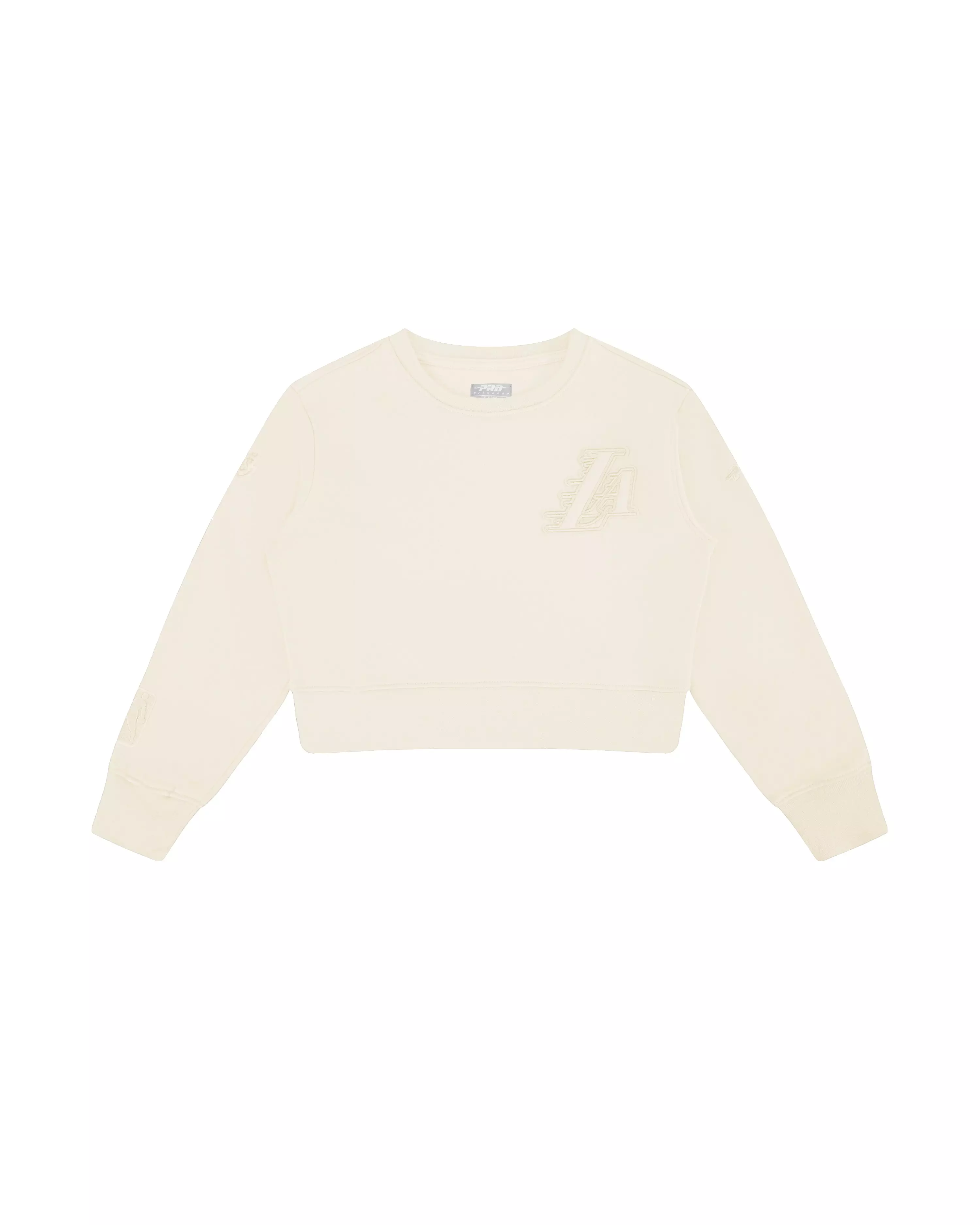 Pro Standard Toddler Girls' NBA Los Angeles Lakers Neutral Fleece Sweatshirt - Cream - CREAM