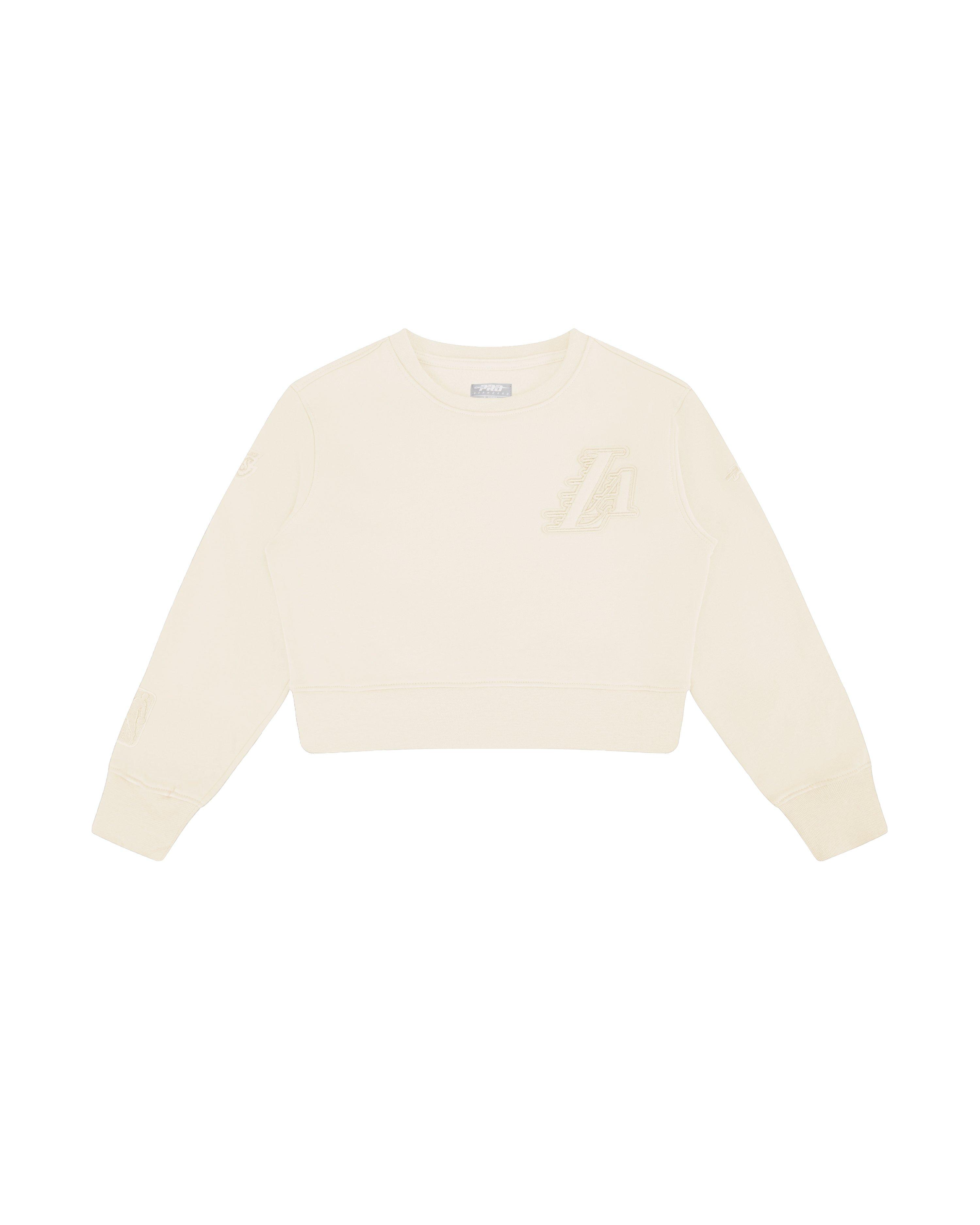 Pro Standard Toddler Girls' NBA Los Angeles Lakers Neutral Fleece Sweatshirt -Cream - CREAM Thumbnail View 1