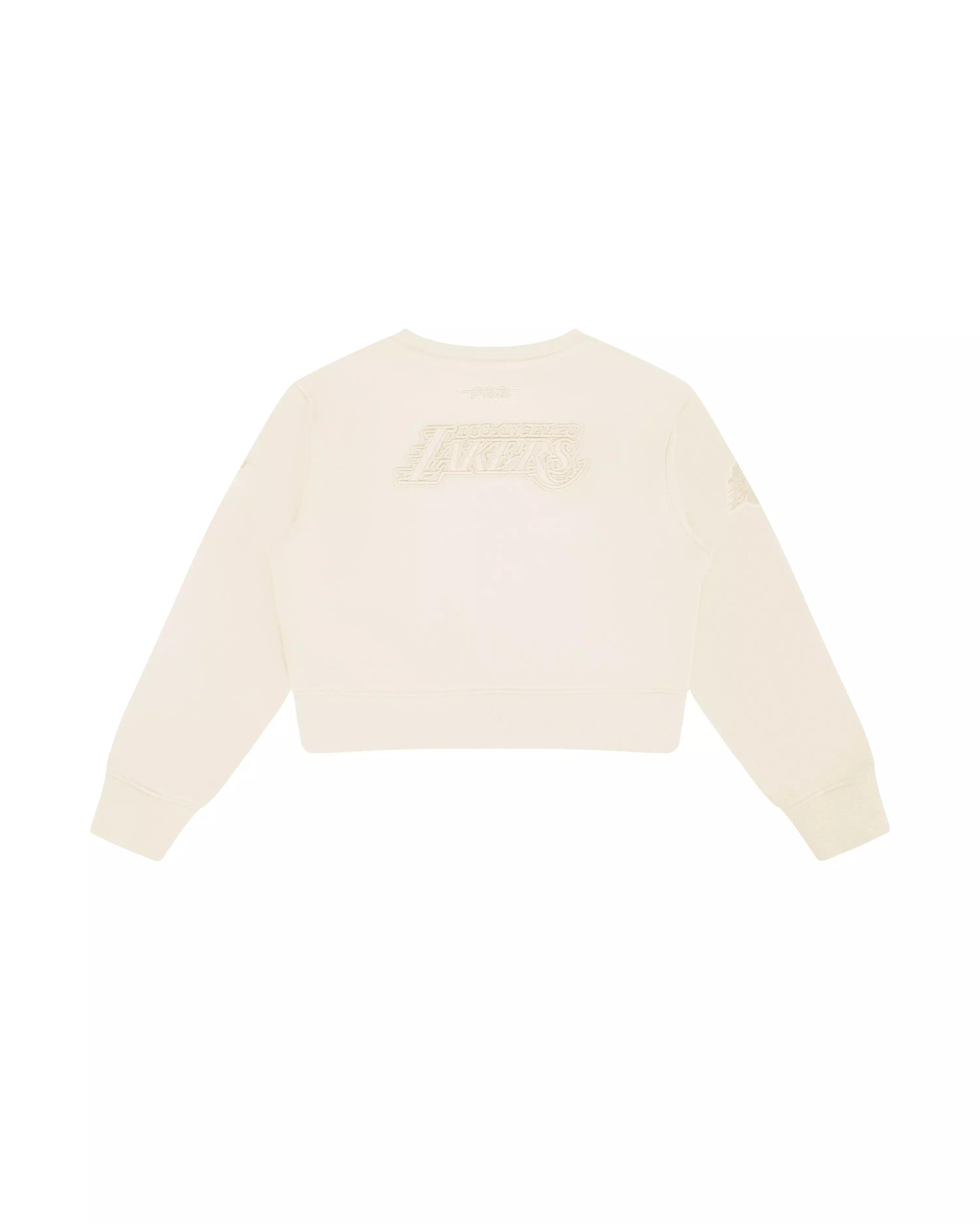 Pro Standard Toddler Girls' NBA Los Angeles Lakers Neutral Fleece Sweatshirt - Cream - CREAM