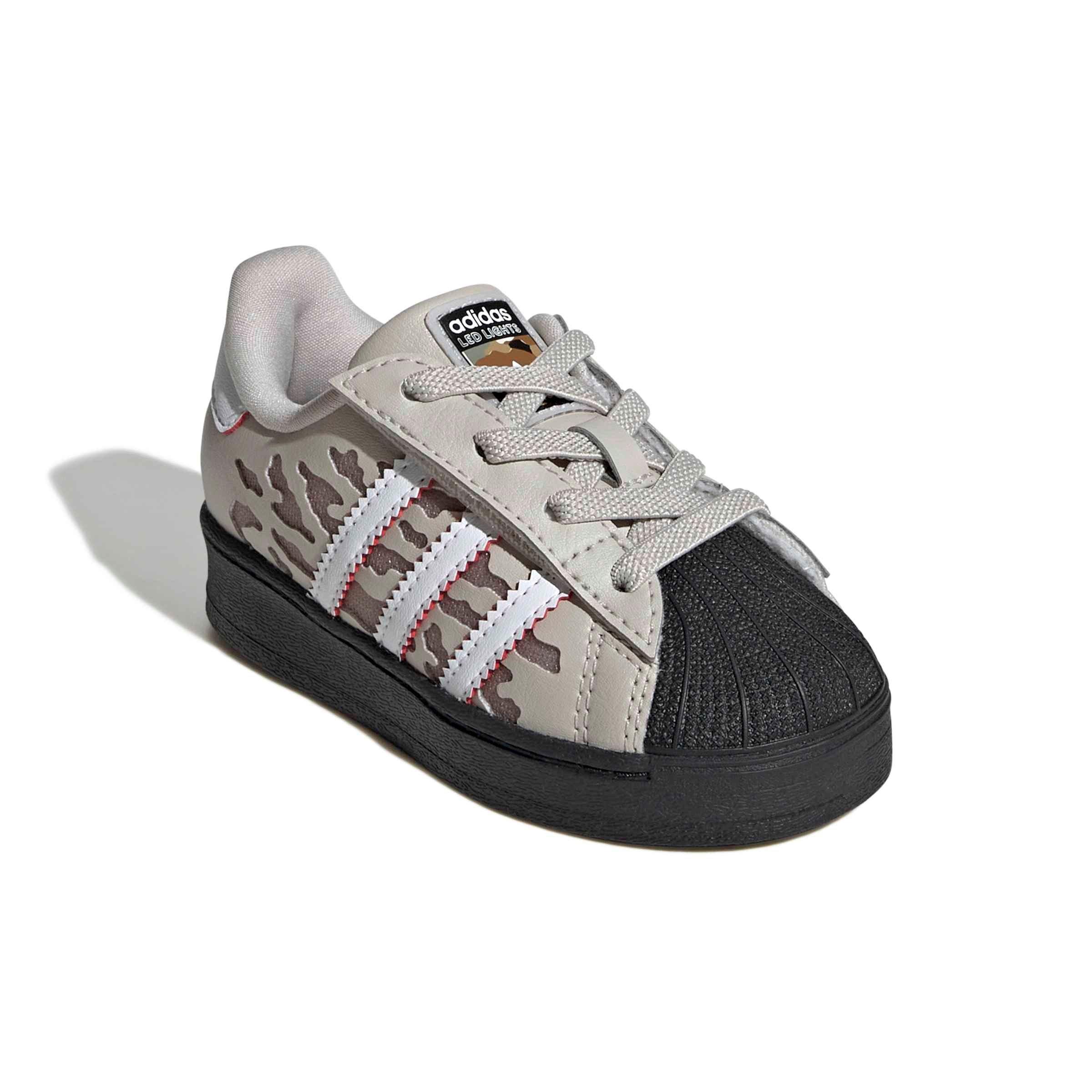 adidas Originals Superstar LED LCCEC "Wonder Alumina/Ftwr White/Core Black" Infant Girls' Shoe - ALUMINA/WHITE/BLACK