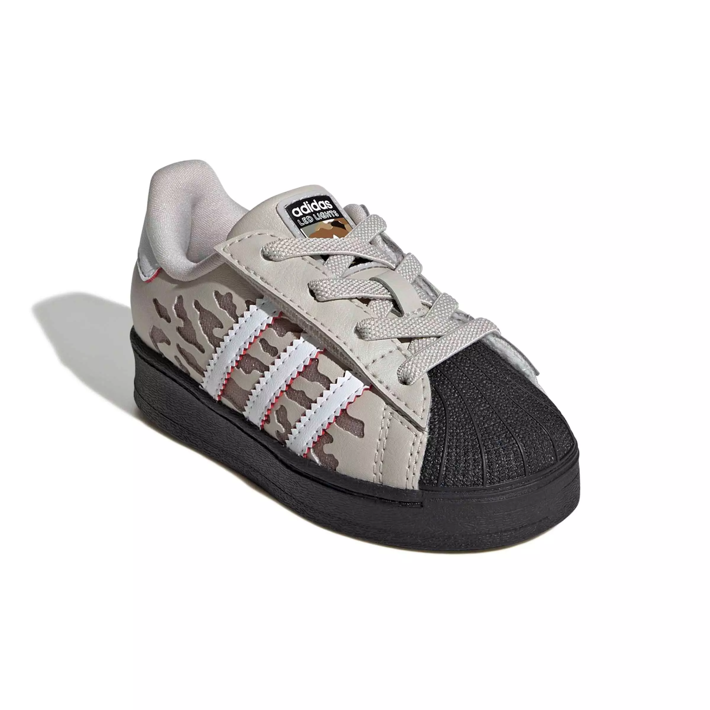 adidas Originals Superstar LED LCCEC "Wonder Alumina/Ftwr White/Core Black" Infant Girls' Shoe - ALUMINA/WHITE/BLACK