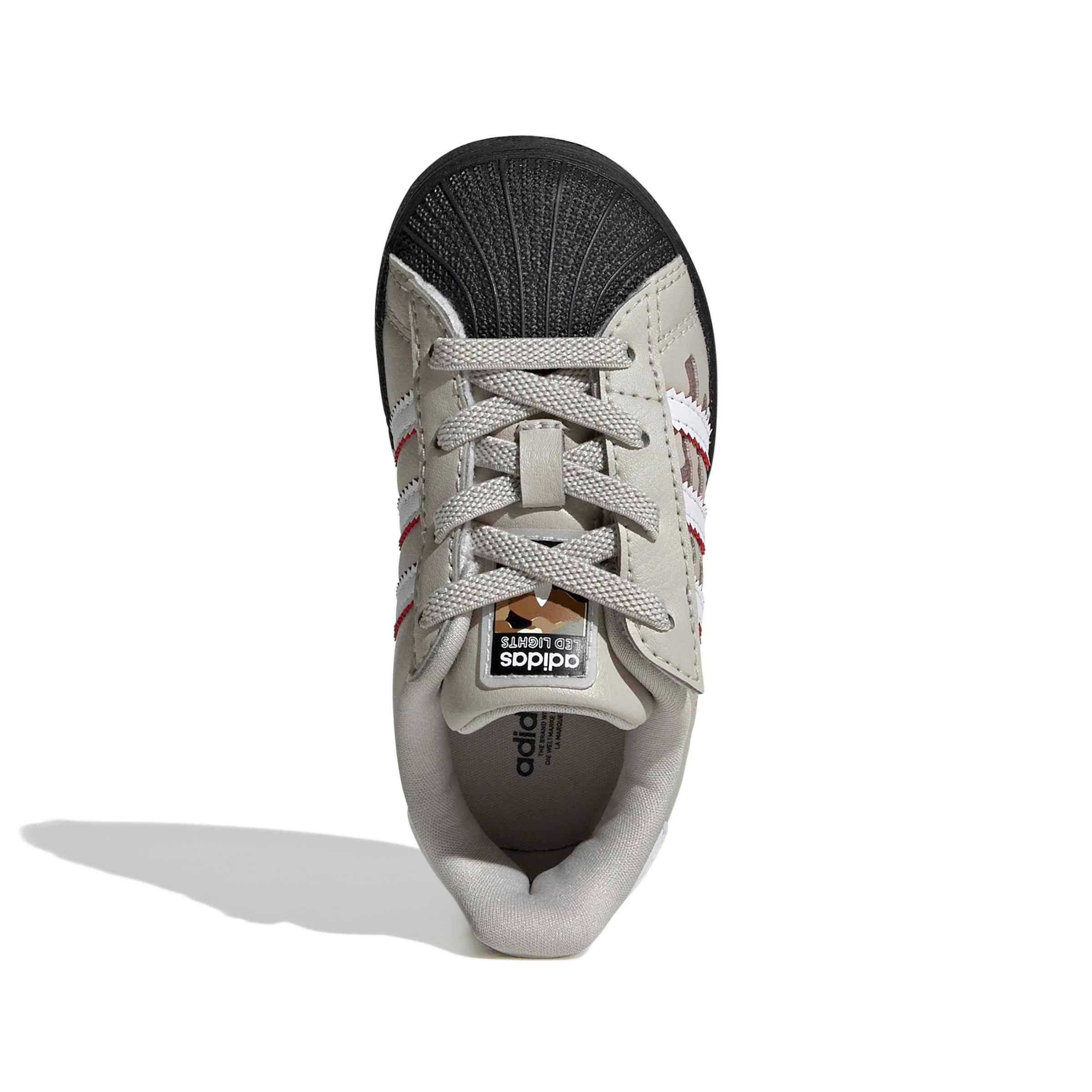 adidas Originals Superstar LED LCCEC "Wonder Alumina/Ftwr White/Core Black" Infant Girls' Shoe - ALUMINA/WHITE/BLACK