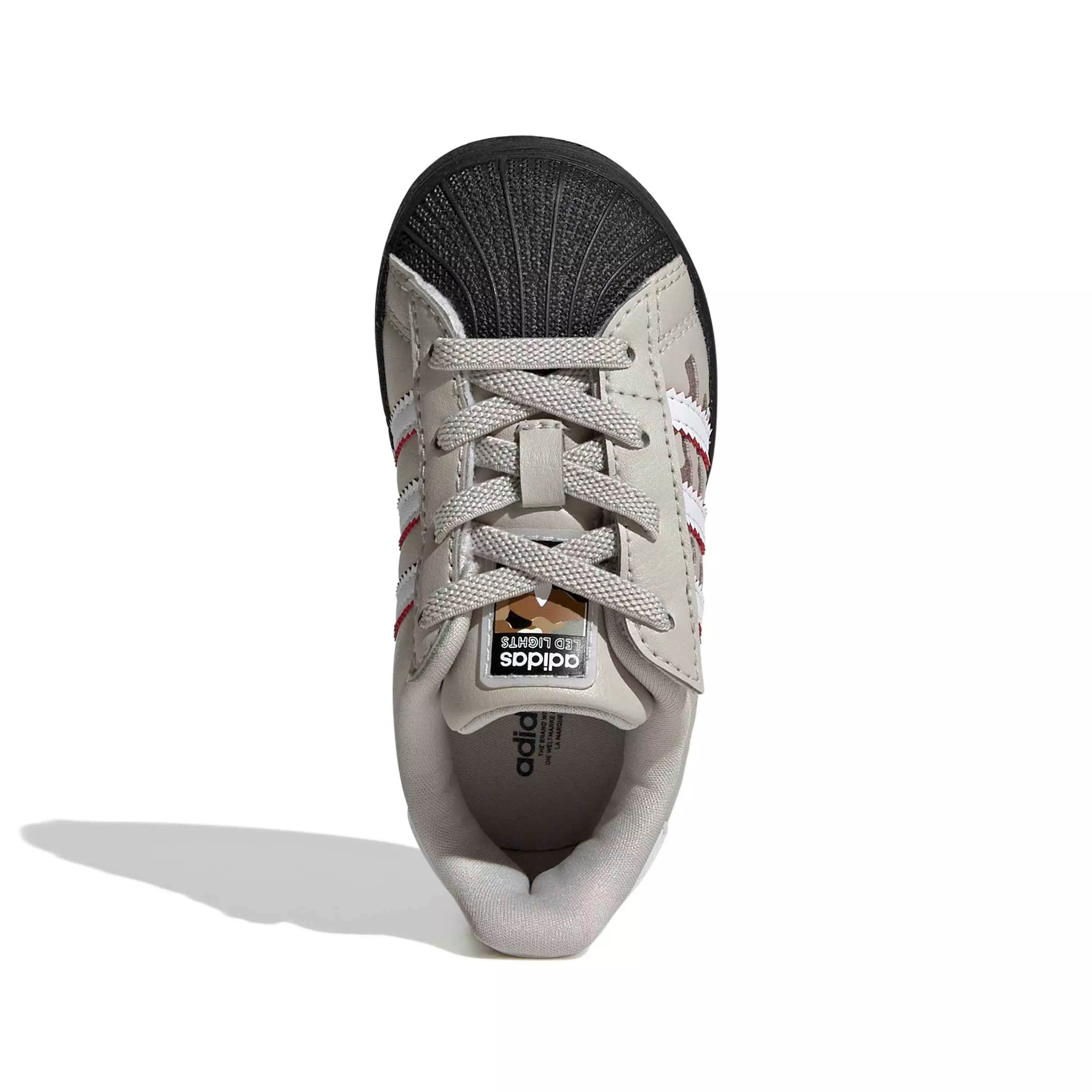 adidas Originals Superstar LED LCCEC "Wonder Alumina/Ftwr White/Core Black" Infant Girls' Shoe - ALUMINA/WHITE/BLACK