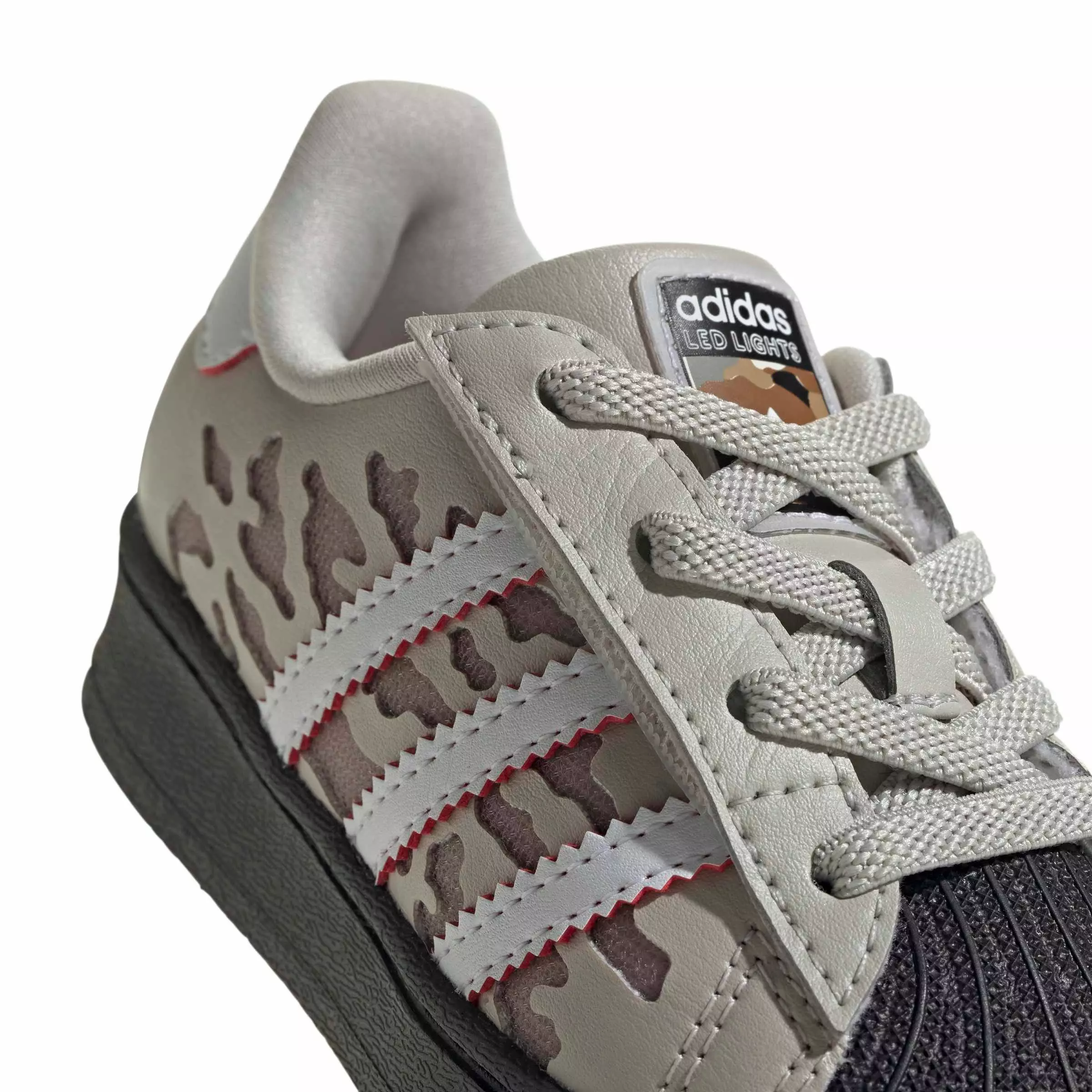 adidas Originals Superstar LED LCCEC "Wonder Alumina/Ftwr White/Core Black" Infant Girls' Shoe - ALUMINA/WHITE/BLACK