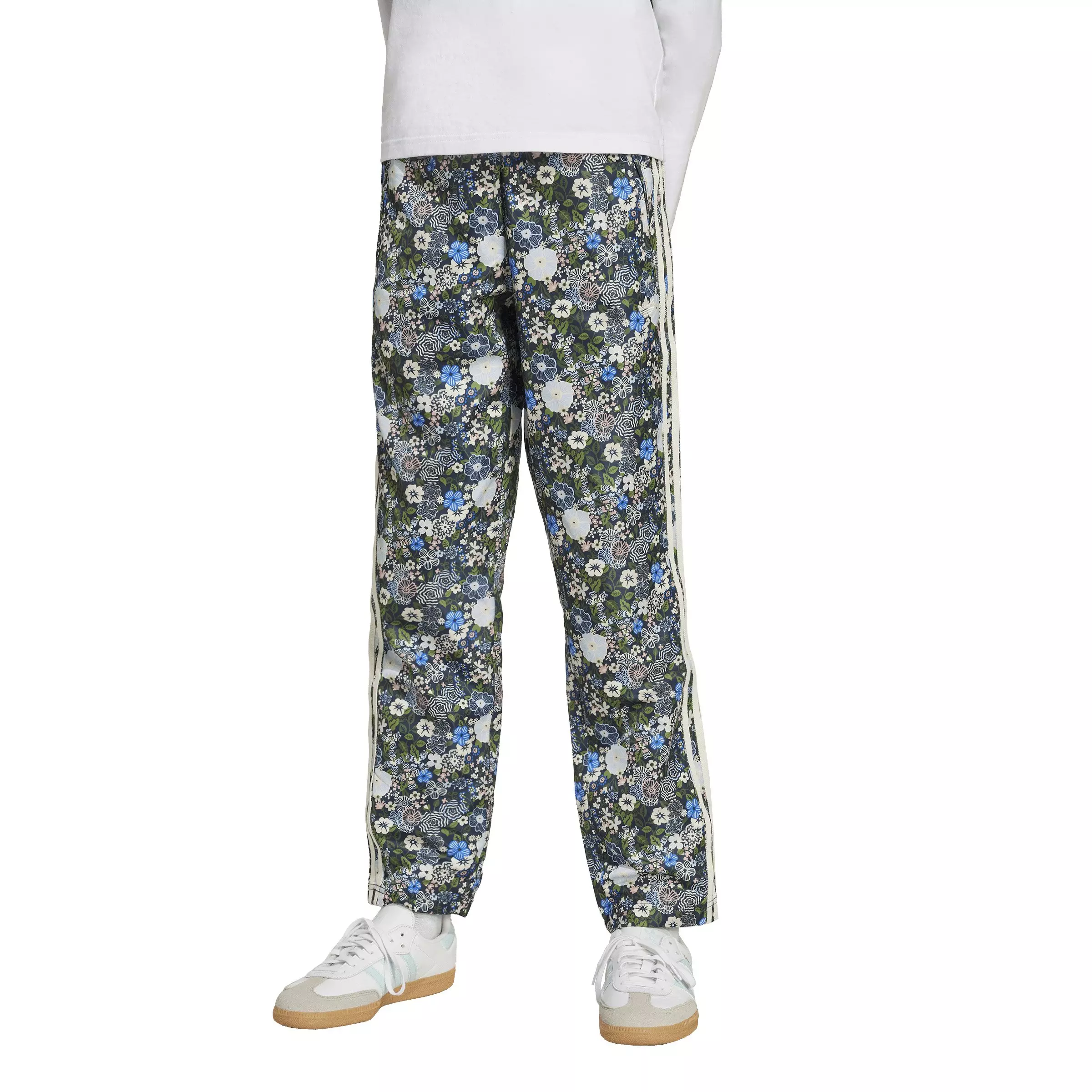 adidas Originals Big Kids' Liberty London Firebird Track Pants - Blue - BLUE