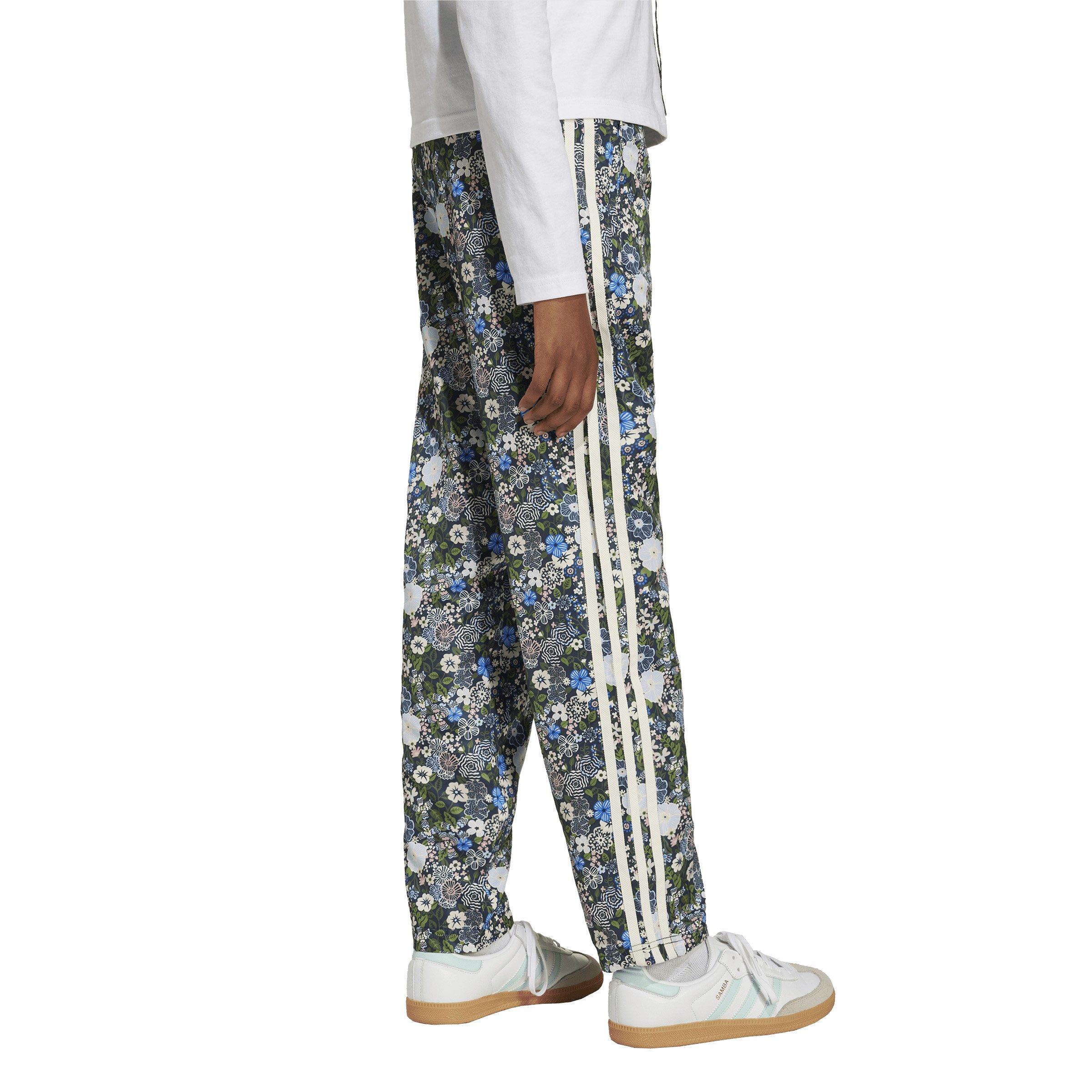 adidas Originals Liberty London Big Kids' Blue Firebird Track Pants