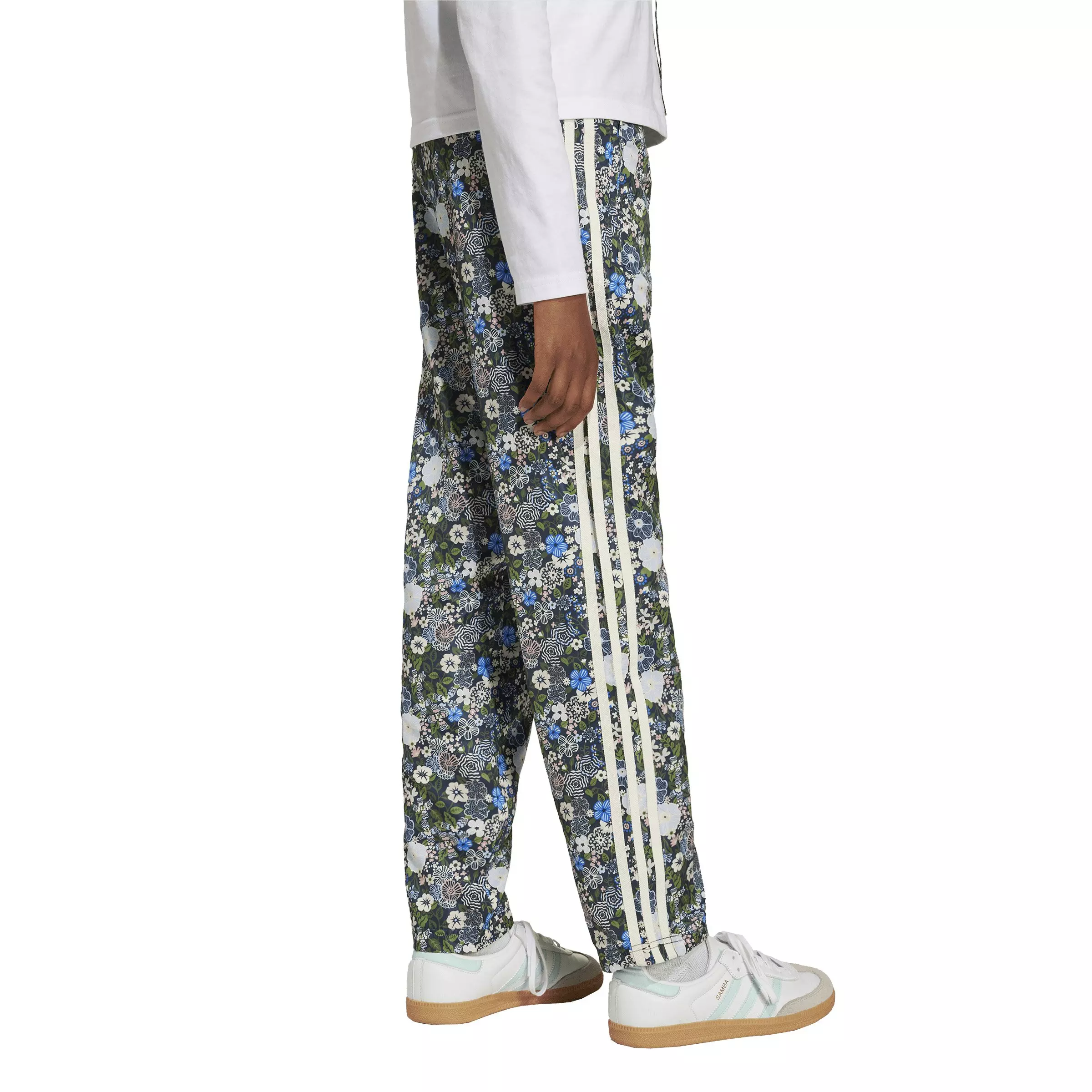 adidas Originals Big Kids' Liberty London Firebird Track Pants - Blue - BLUE