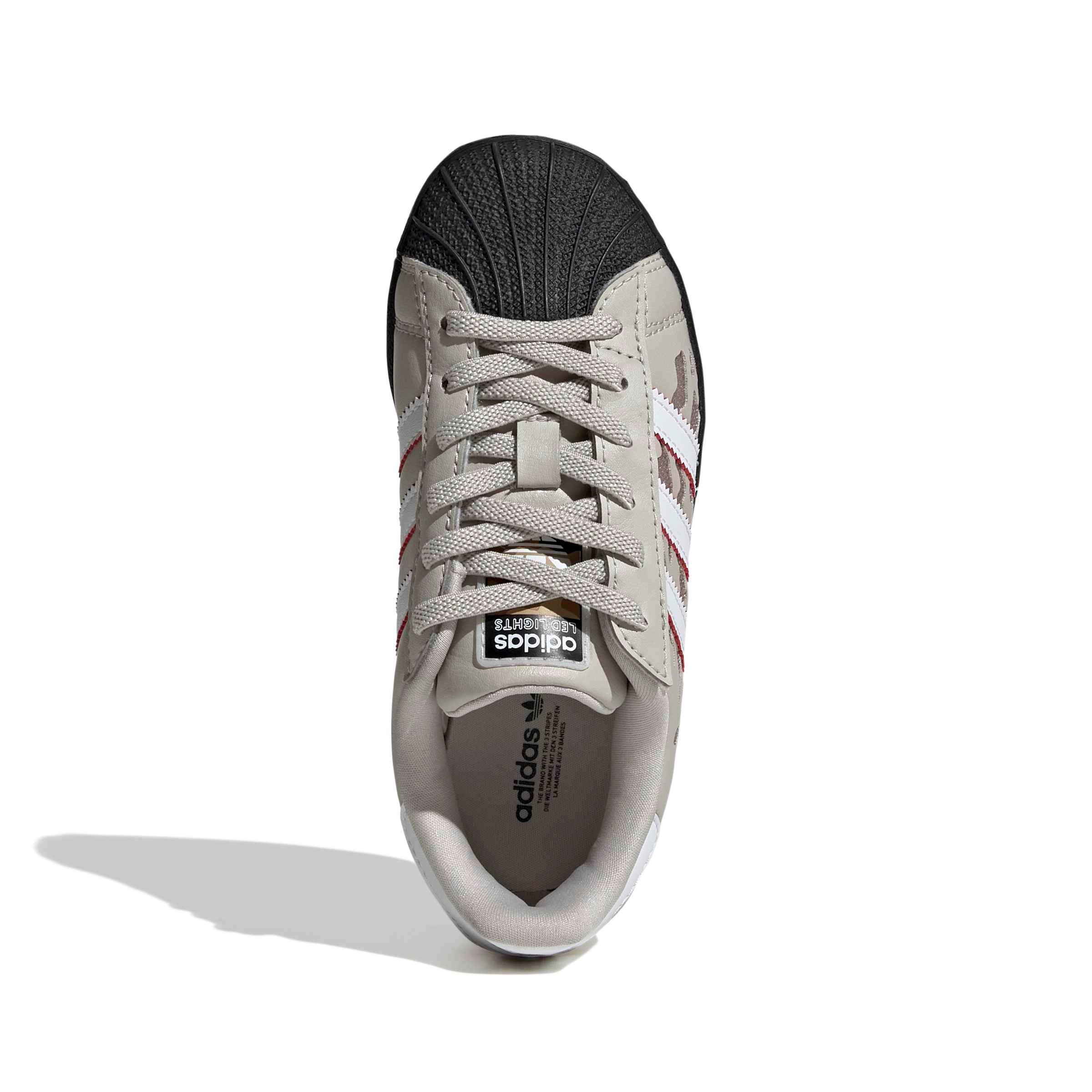 adidas Originals Superstar LED LCCEC "Wonder Alumina/Ftwr White/Wonder White" Preschool Girls' Shoe - ALUMINA/WHITE/WHITE