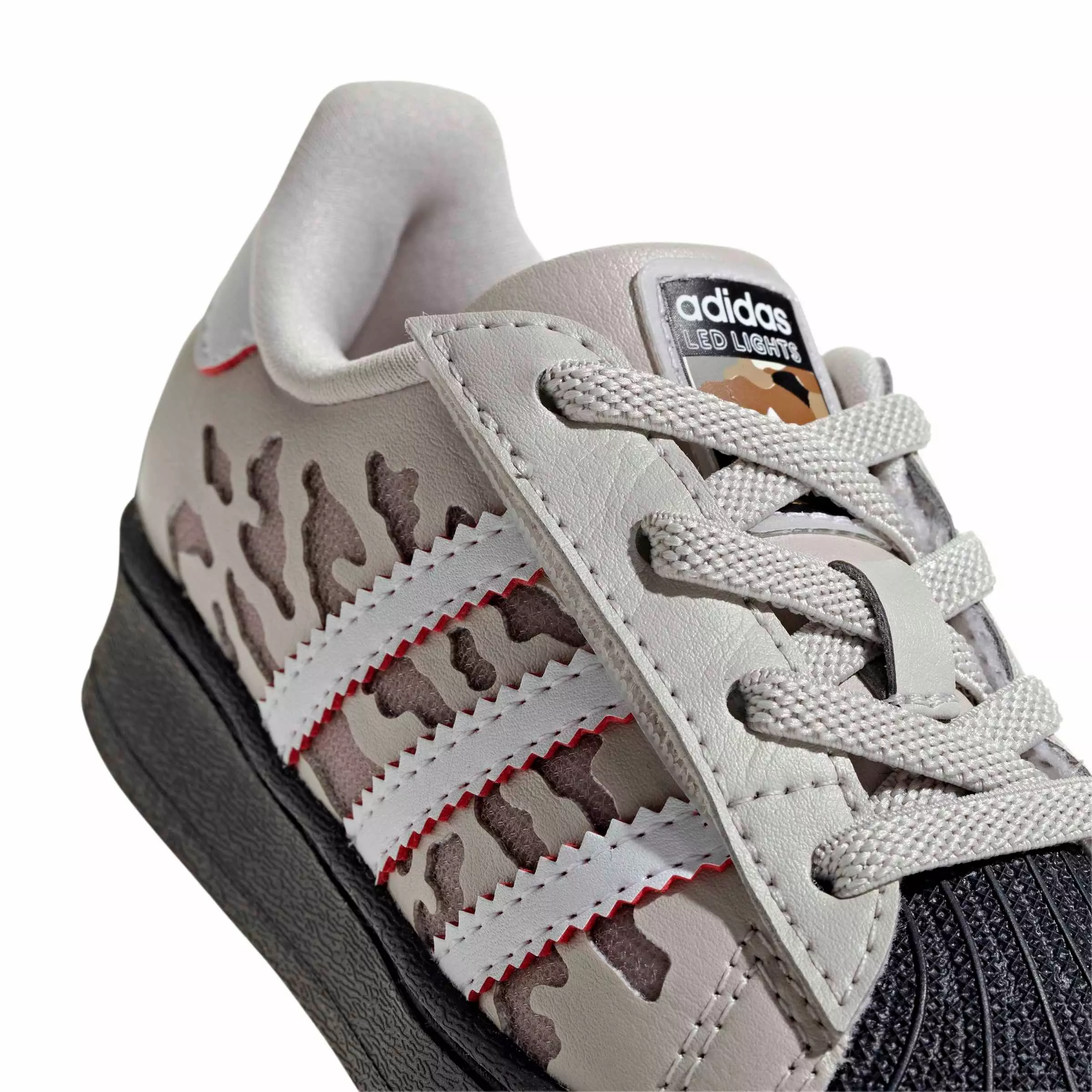 adidas Originals Superstar LED LCCEC "Wonder Alumina/Ftwr White/Wonder White" Preschool Girls' Shoe - ALUMINA/WHITE/WHITE