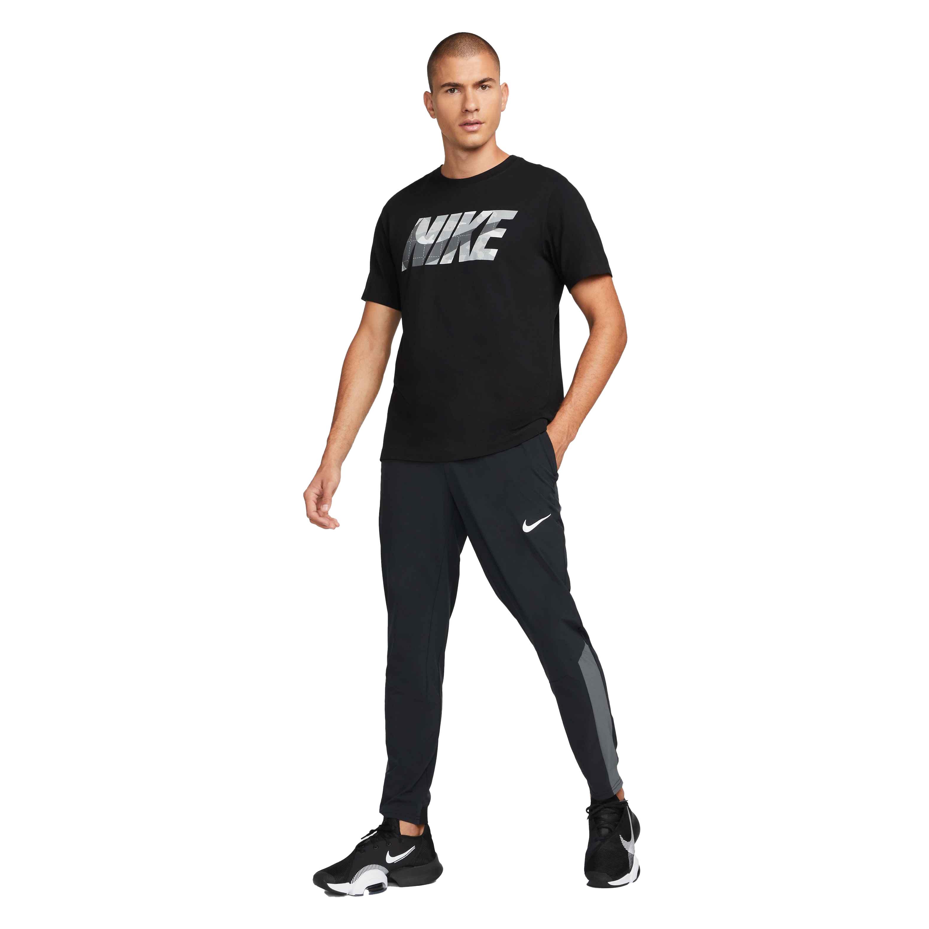 Nike Men's Flex Vent Max Training Pants - BLACK Thumbnail View 8