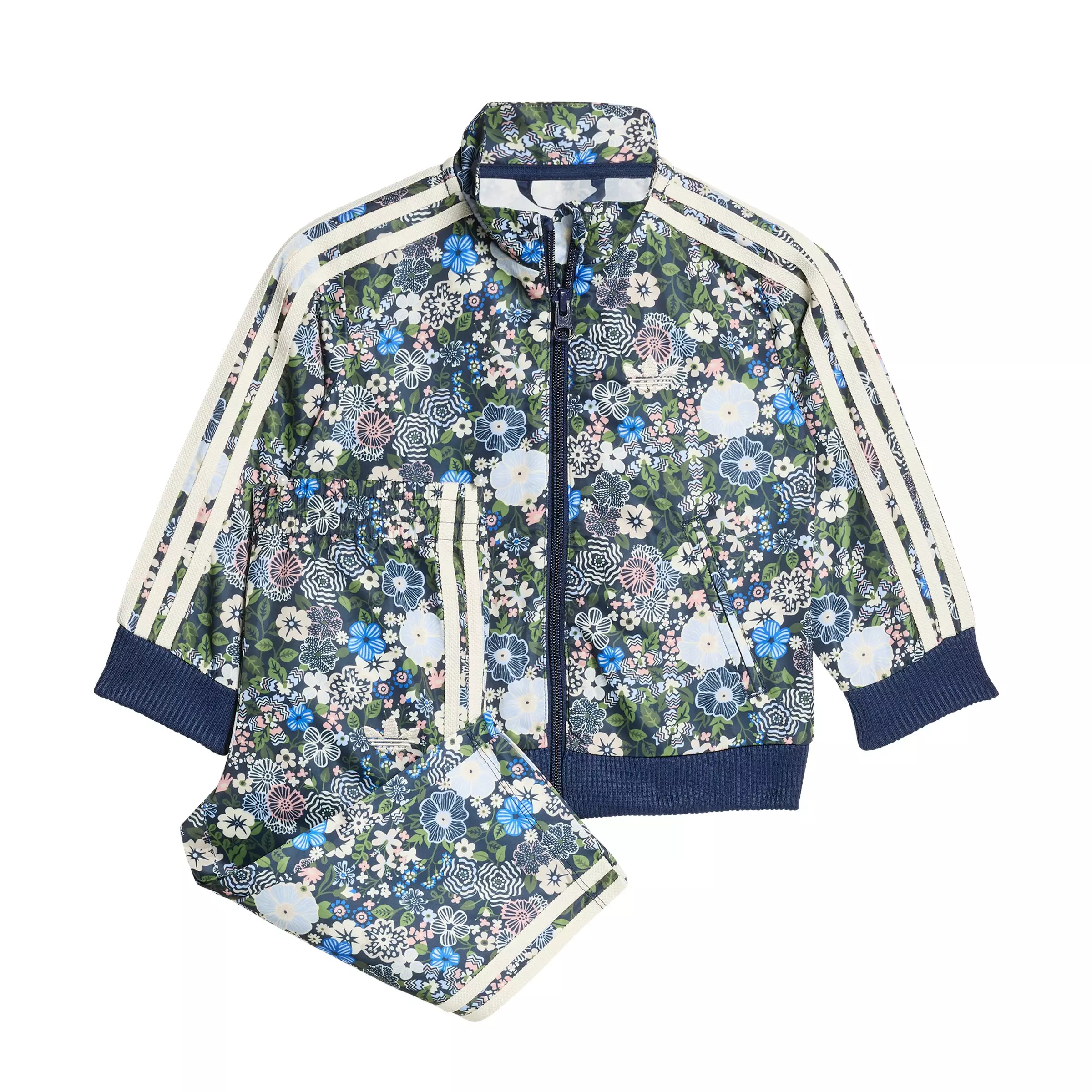 adidas Originals Infant Kids' Firebird x Liberty London Tracksuit - Blue - BLUE