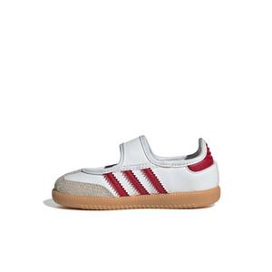 adidas Originals Samba Jane "Ftwr White/Team Victory Red/Gum 3" Infant Girls' Shoe - WHITE/RED/GUM