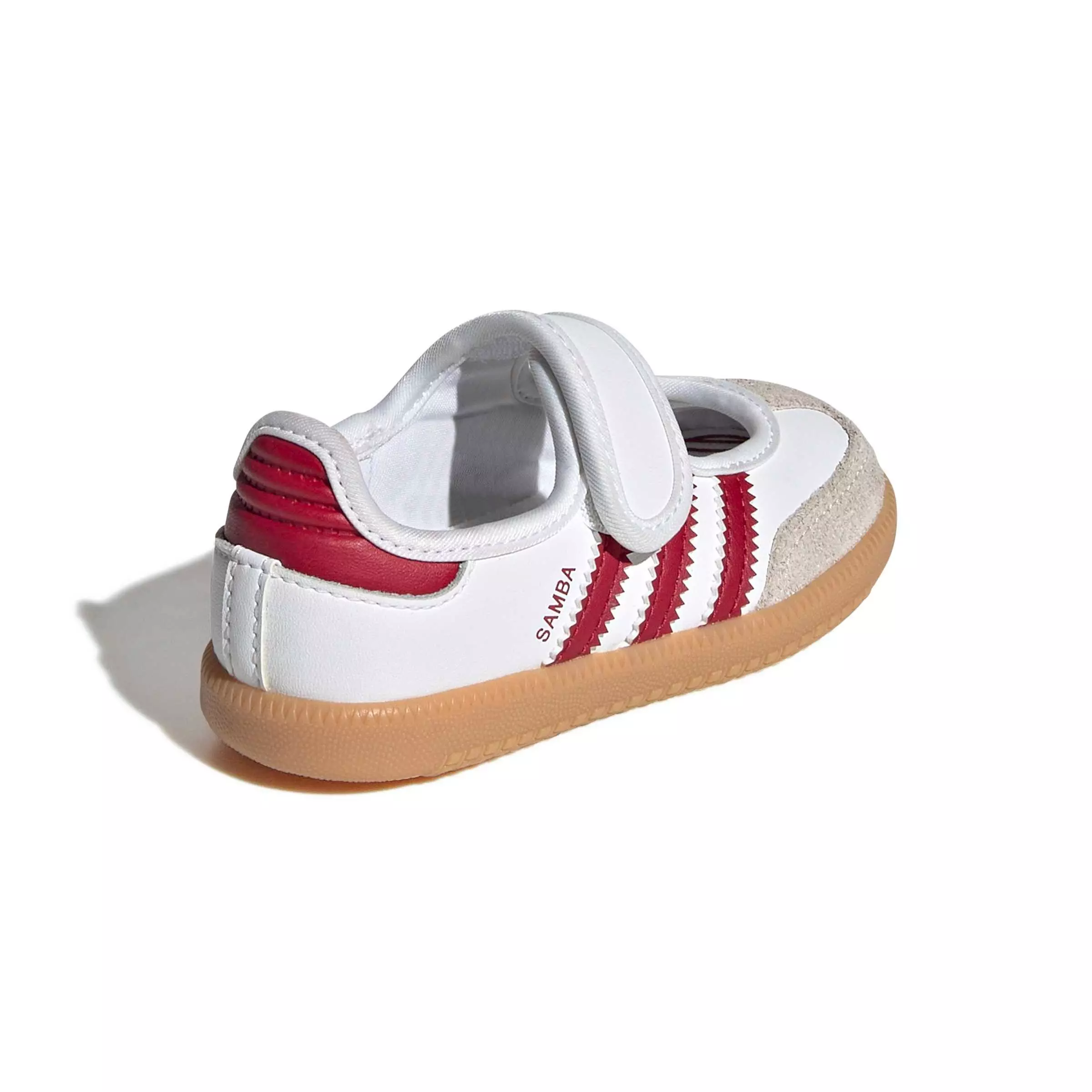 adidas Originals Samba Jane "Ftwr White/Team Victory Red/Gum 3" Infant Girls' Shoe - WHITE/RED/GUM