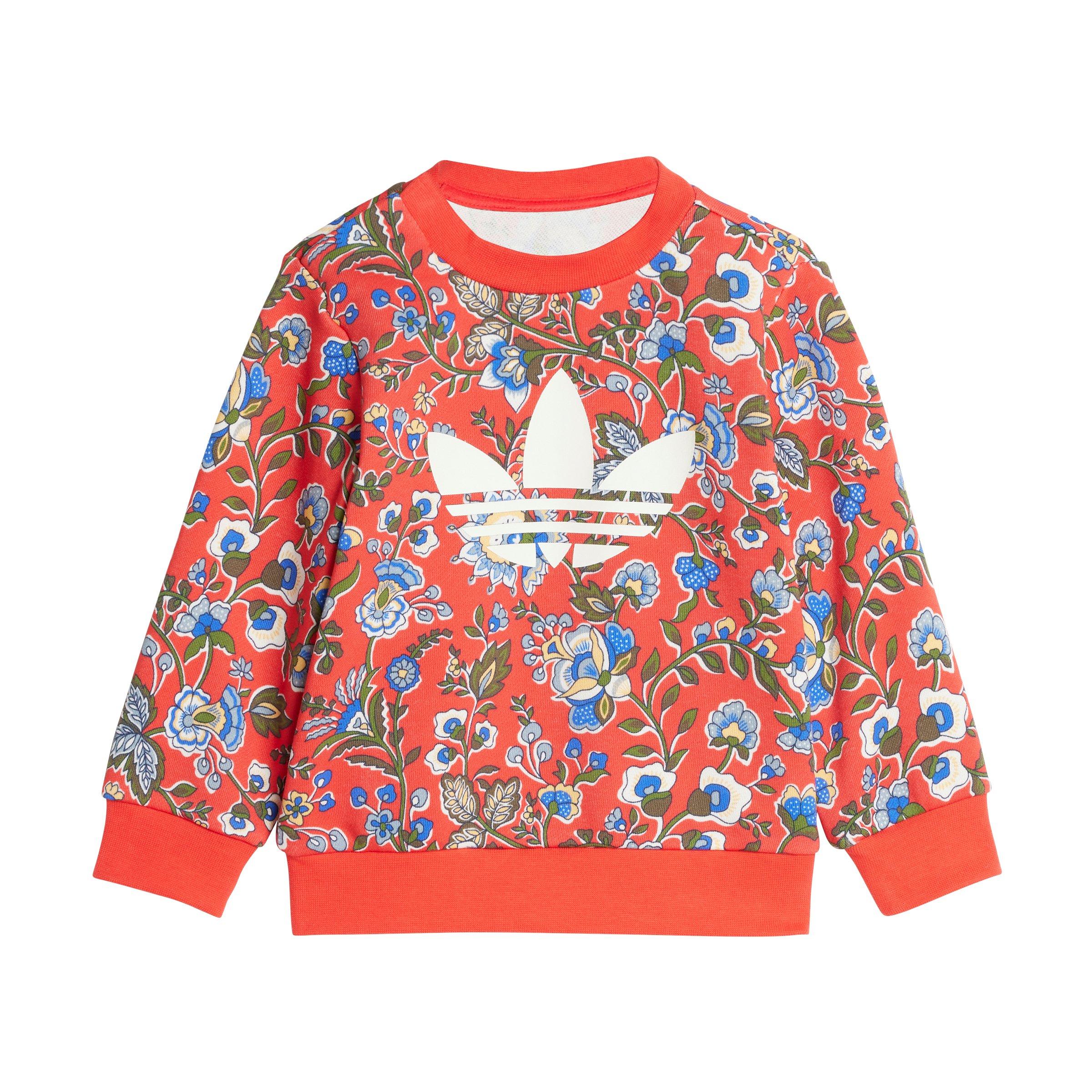 adidas Originals x Liberty London Infant Kids' Red/Multi Crew Set