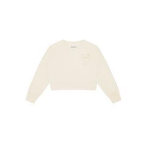 Pro Standard Toddler Girls' NBA Milwaukee Bucks Neutral Fleece Crewneck Sweatshirt -Cream